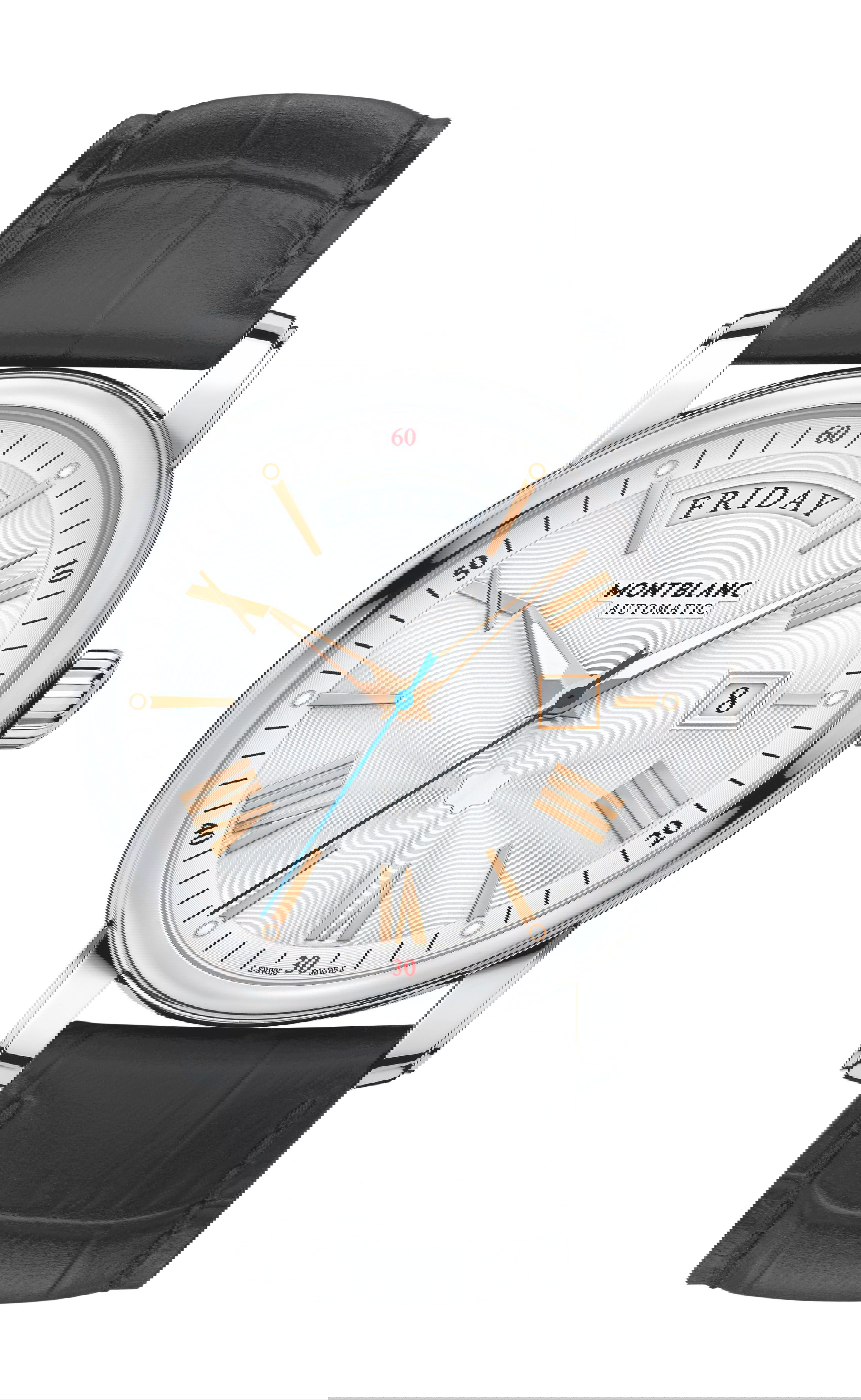 Montblanc 4810 Day-Date luxury timepiece - detailed view