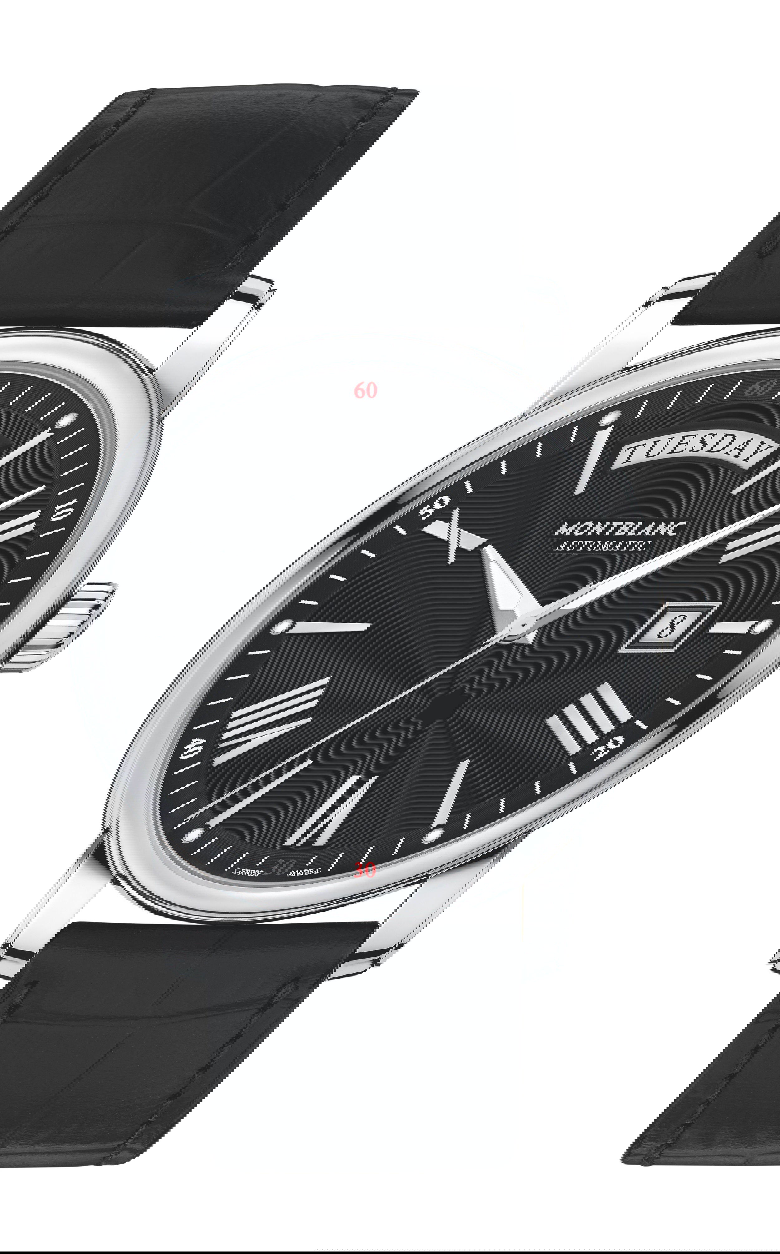 Montblanc 4810 Day-Date luxury timepiece - detailed view