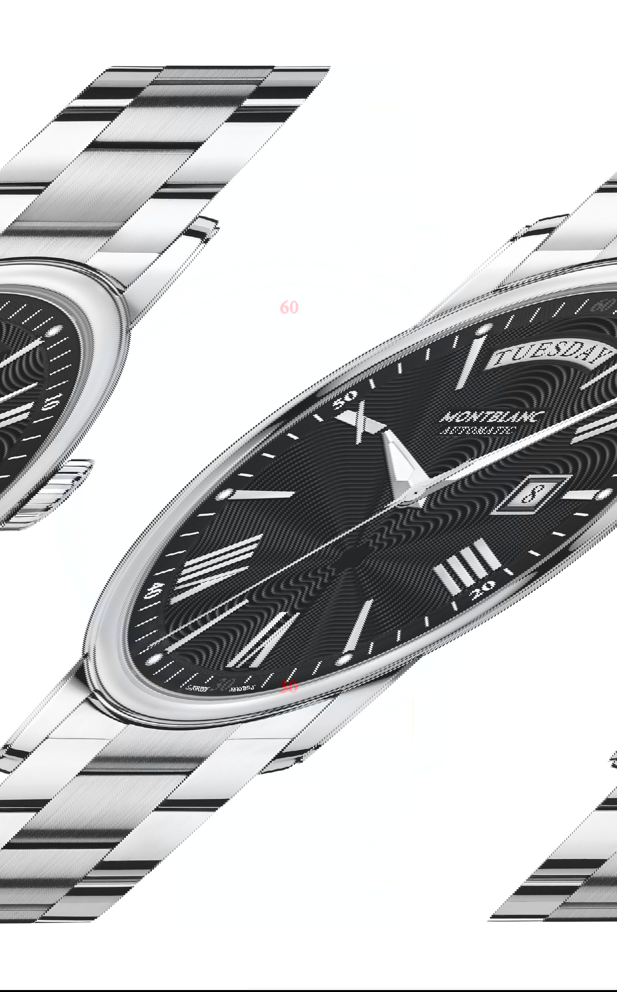 Montblanc 4810 Day-Date luxury timepiece - detailed view