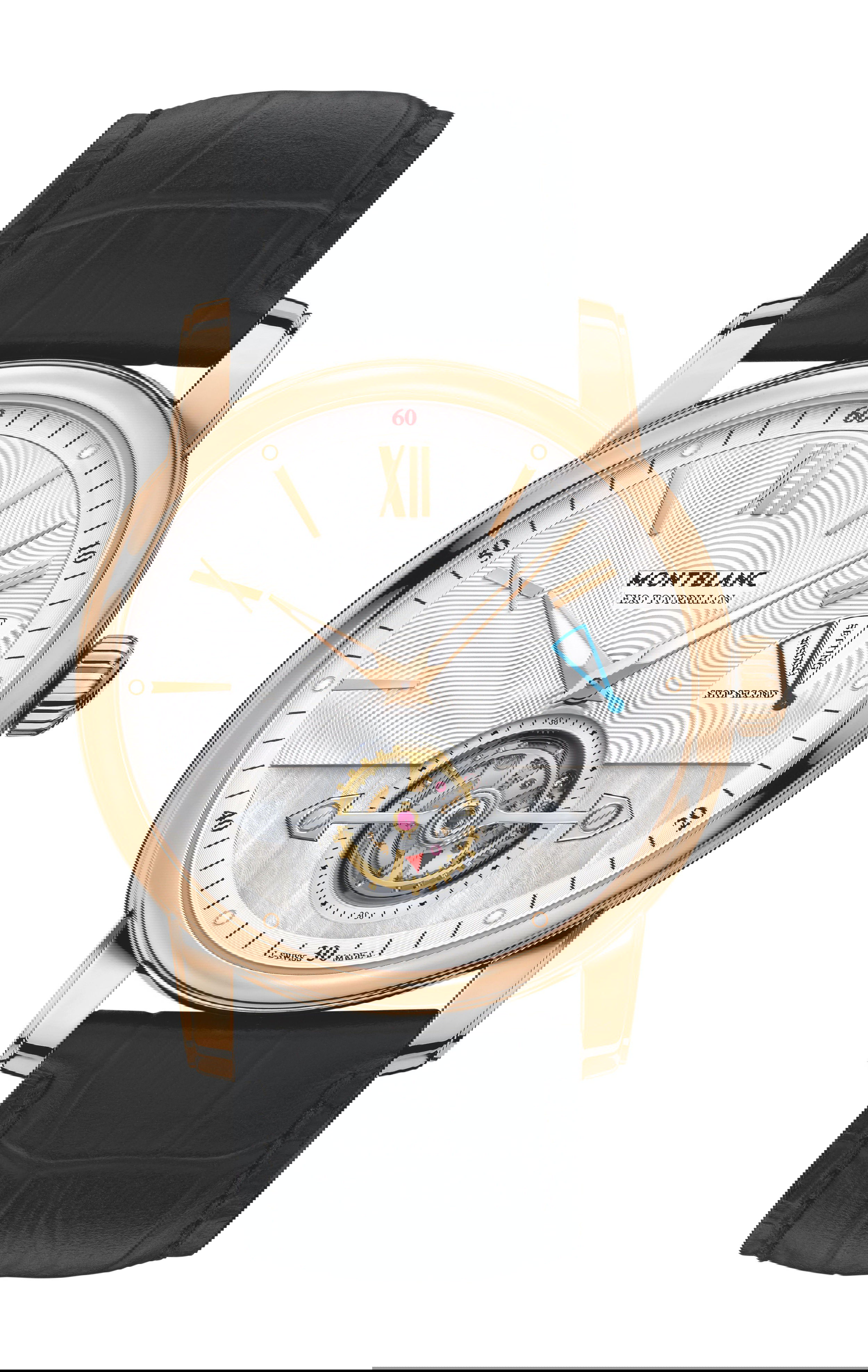Montblanc 4810 Exo Tourbillon Slim luxury timepiece - detailed view
