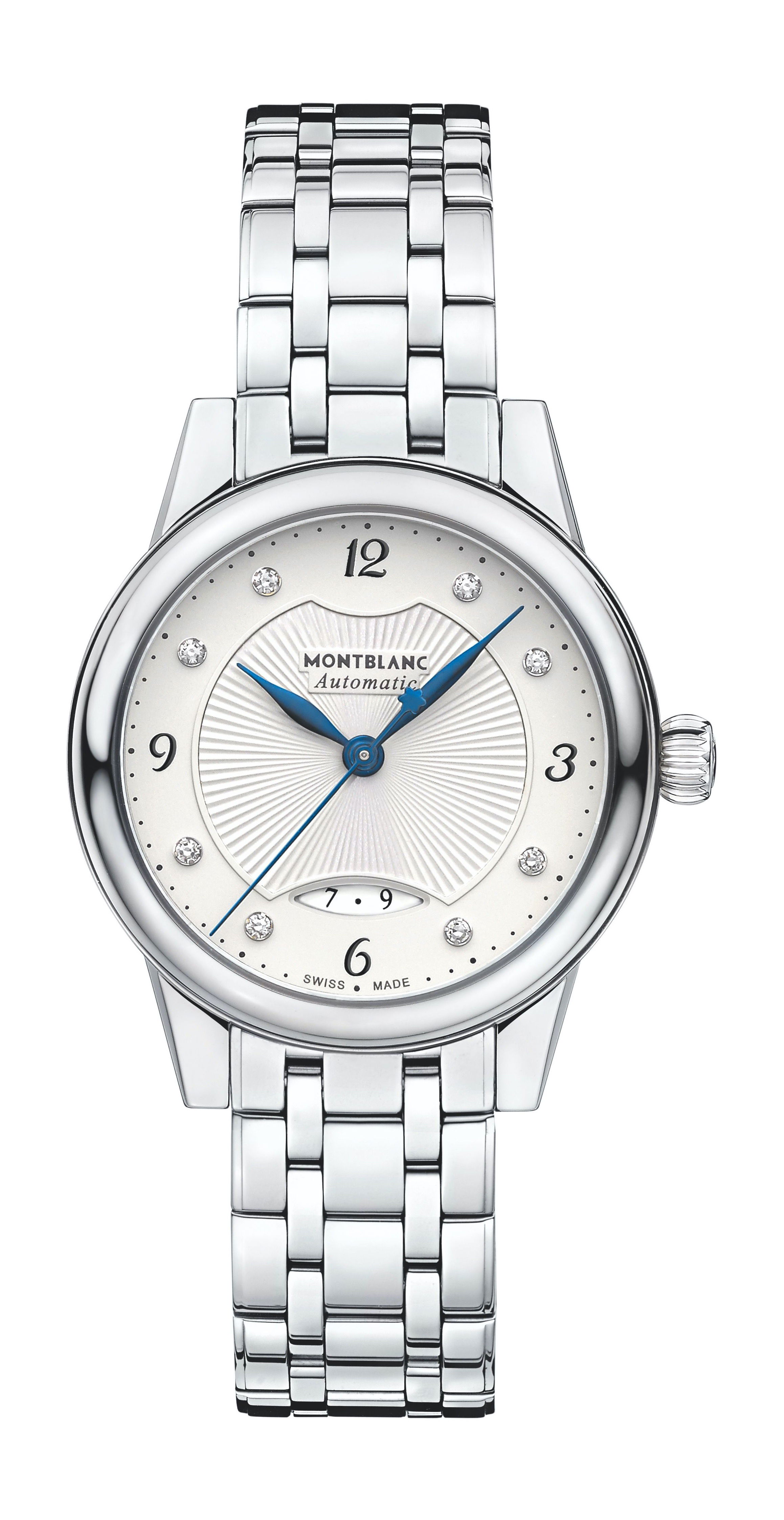 Montblanc Bohème Automatic Date 28 mm luxury timepiece - detailed view