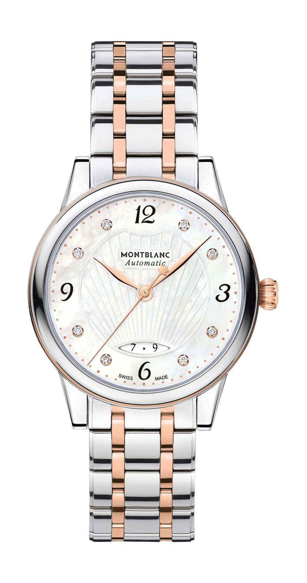 Montblanc Bohème Automatic Date 28 mm luxury timepiece - detailed view