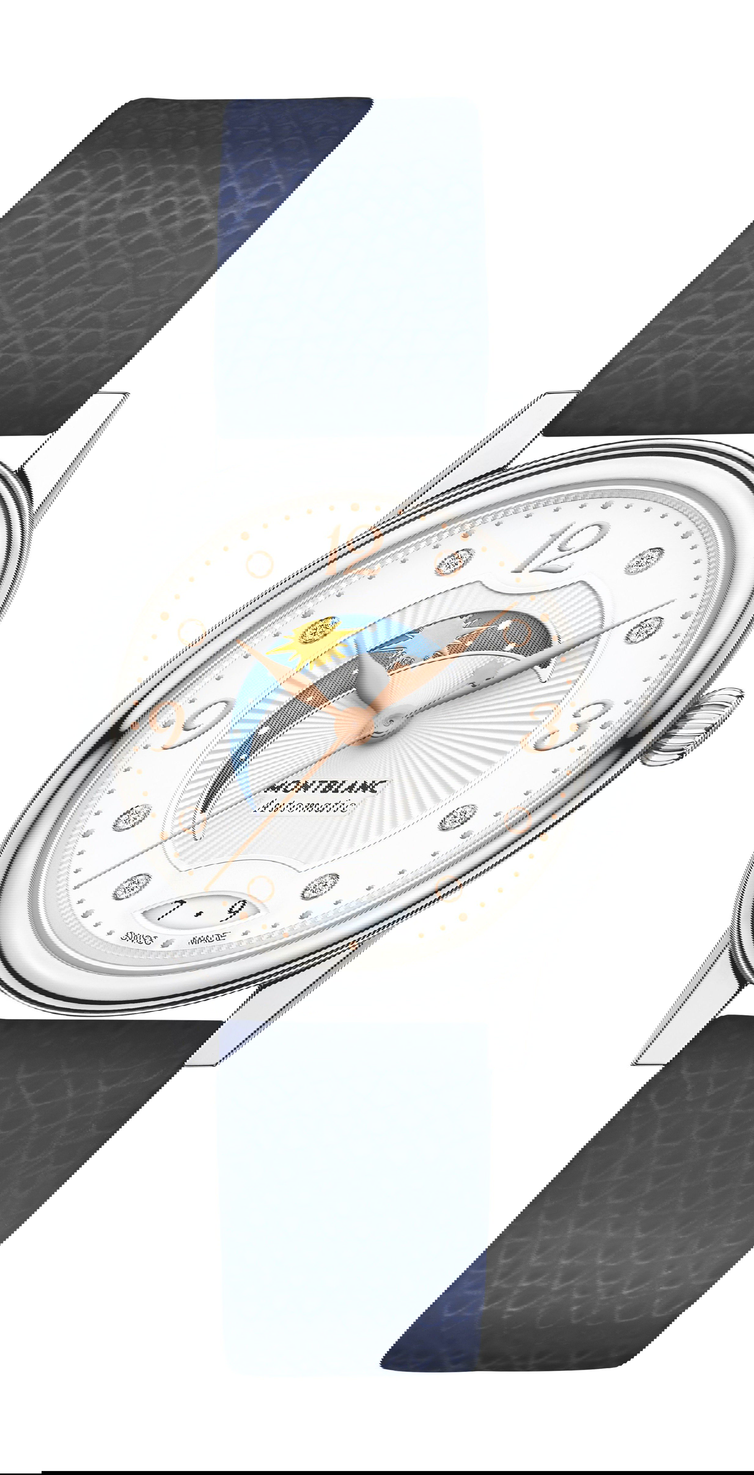 Montblanc Bohème Day & Night 30 mm luxury timepiece - detailed view