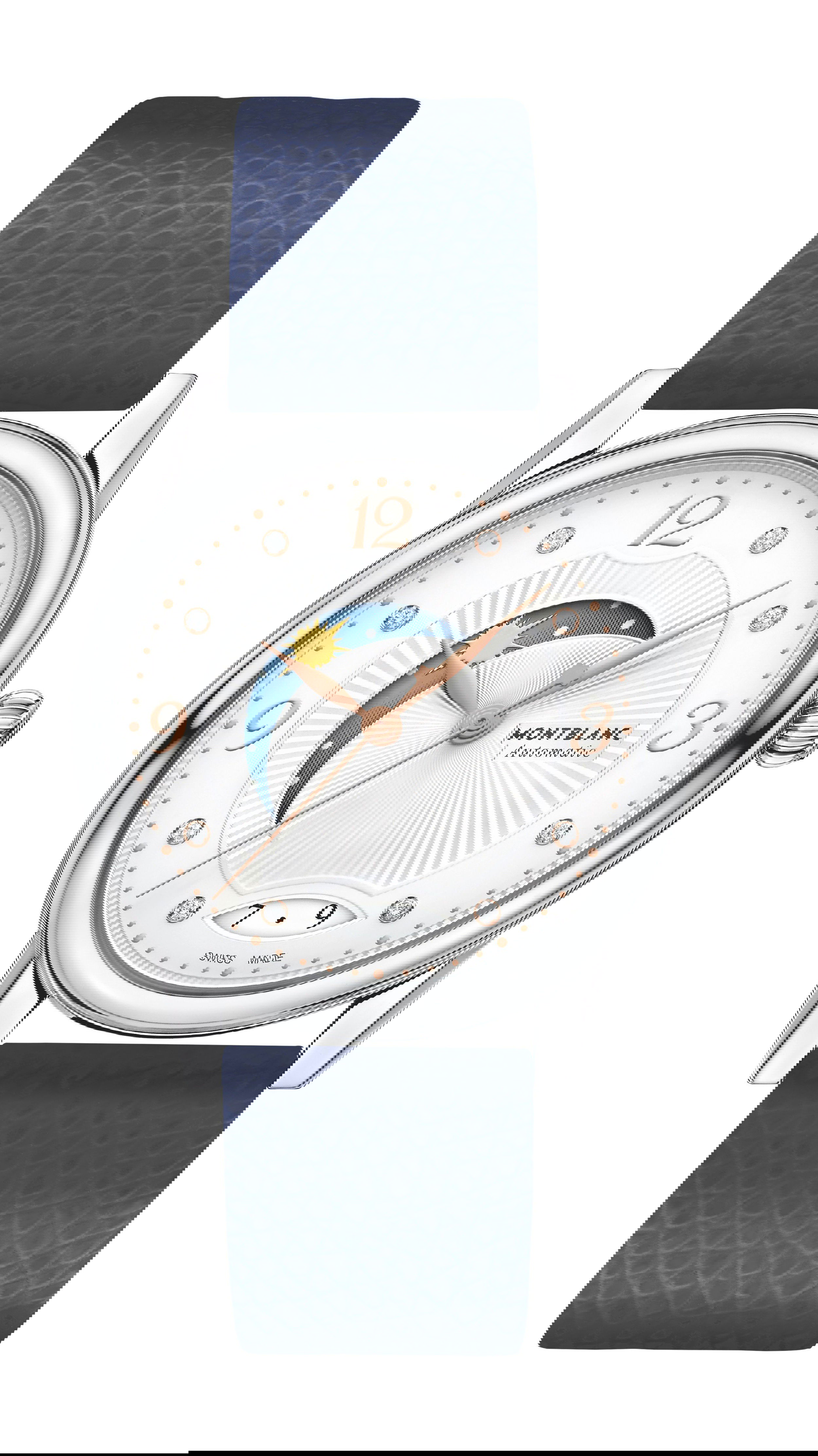 Montblanc Bohème Day & Night 34 mm luxury timepiece - detailed view