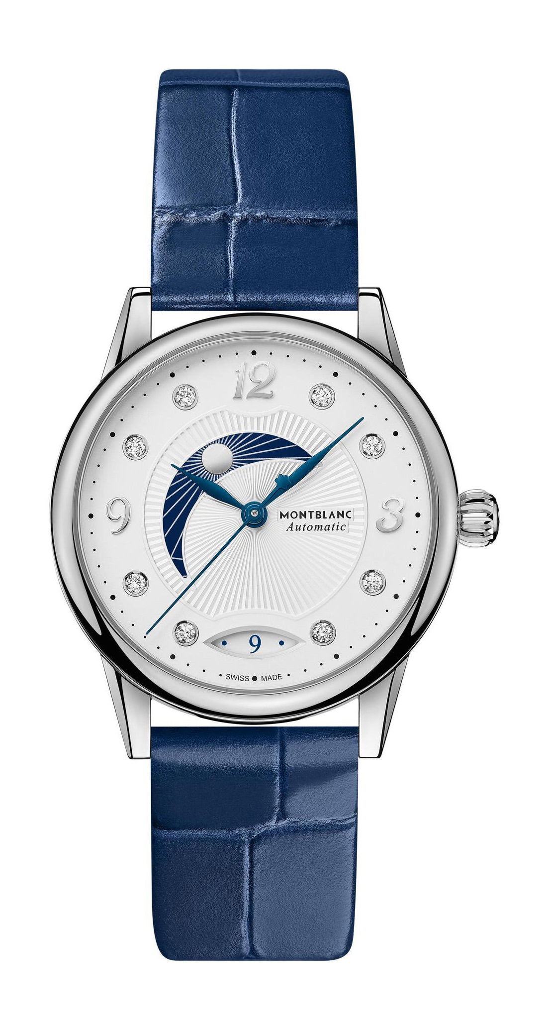 Montblanc Bohème Day & Night luxury timepiece - detailed view