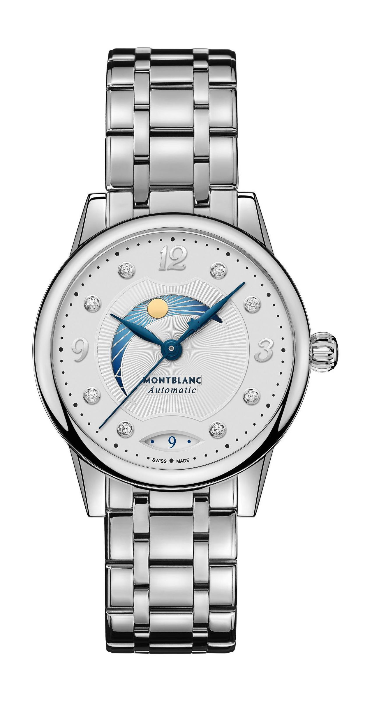 Montblanc Bohème Day & Night luxury timepiece - detailed view