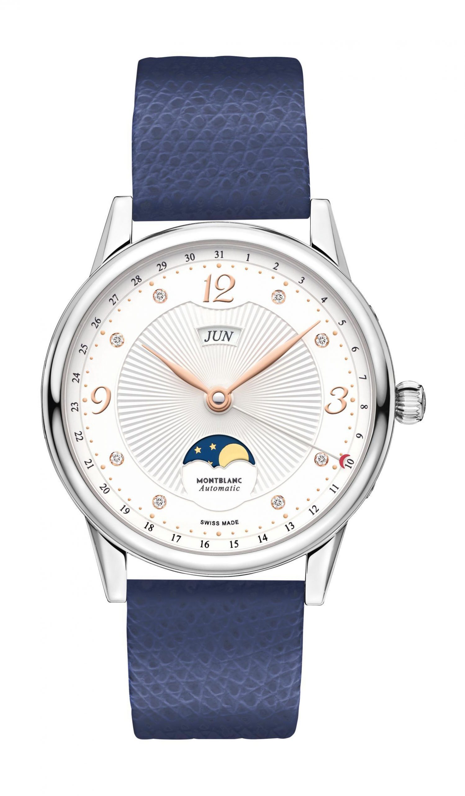 Montblanc Bohème Full Calendar luxury timepiece - detailed view