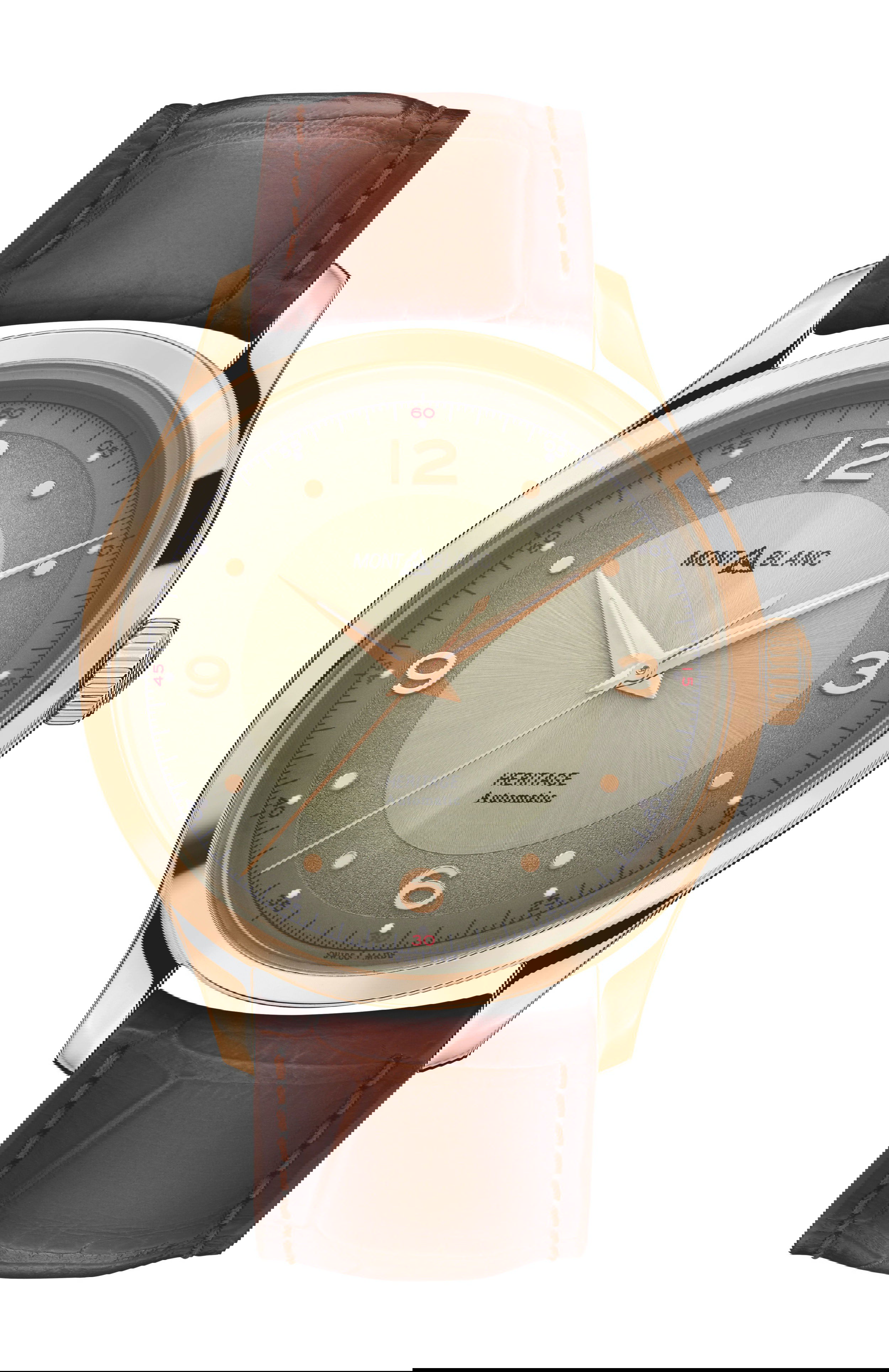 Montblanc Heritage Automatic luxury timepiece - detailed view