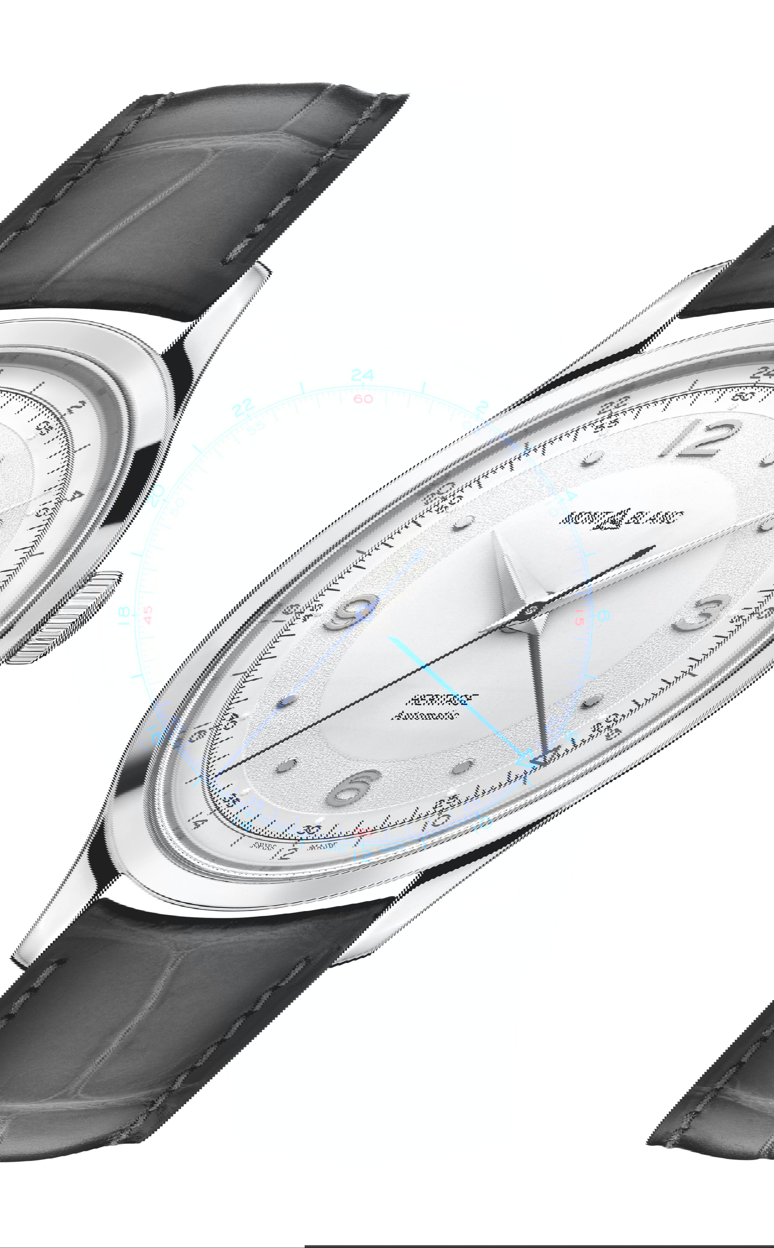 Montblanc Heritage GMT luxury timepiece - detailed view