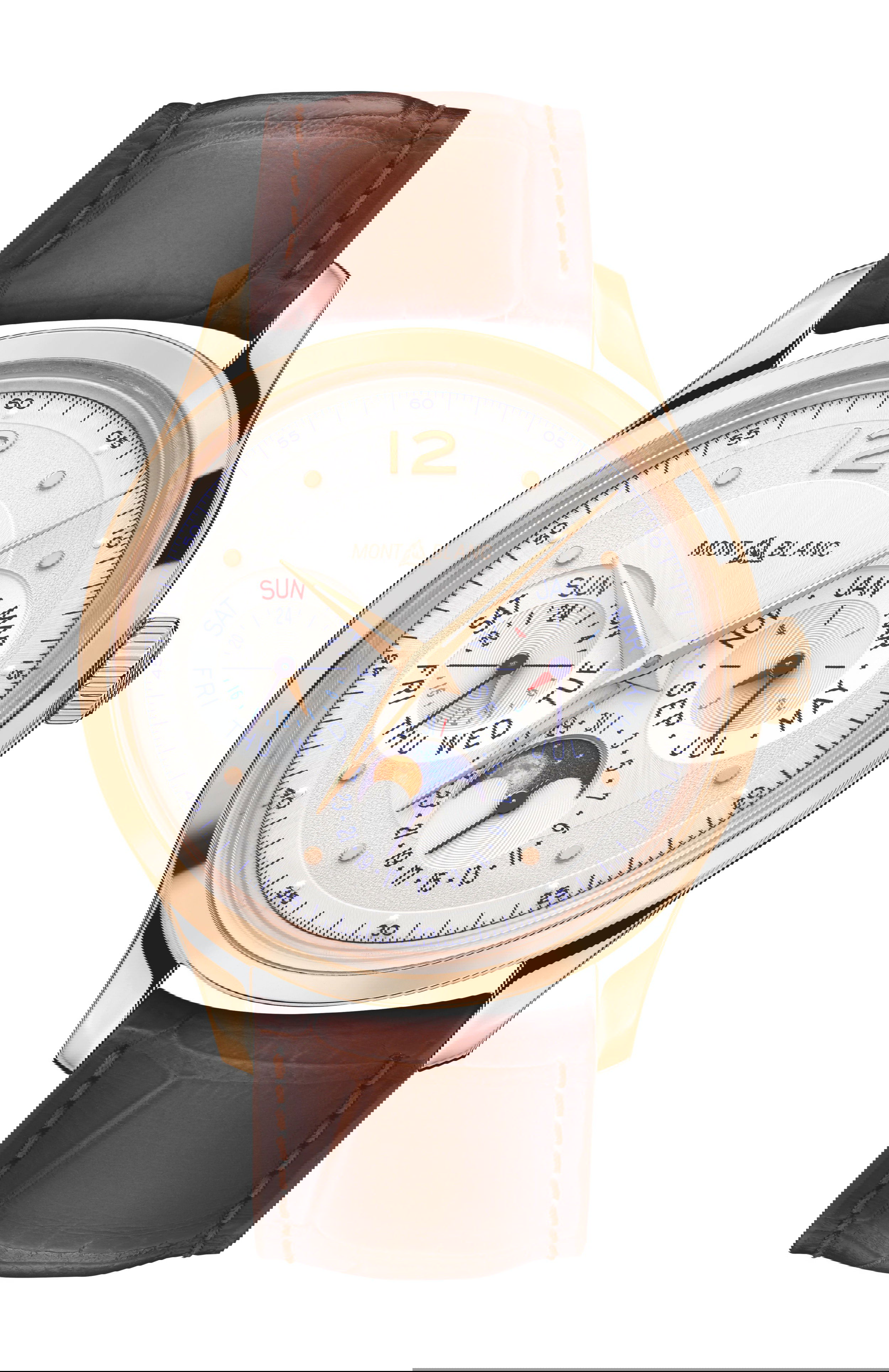Montblanc Heritage Perpetual Calendar Limited Edition luxury timepiece - detailed view