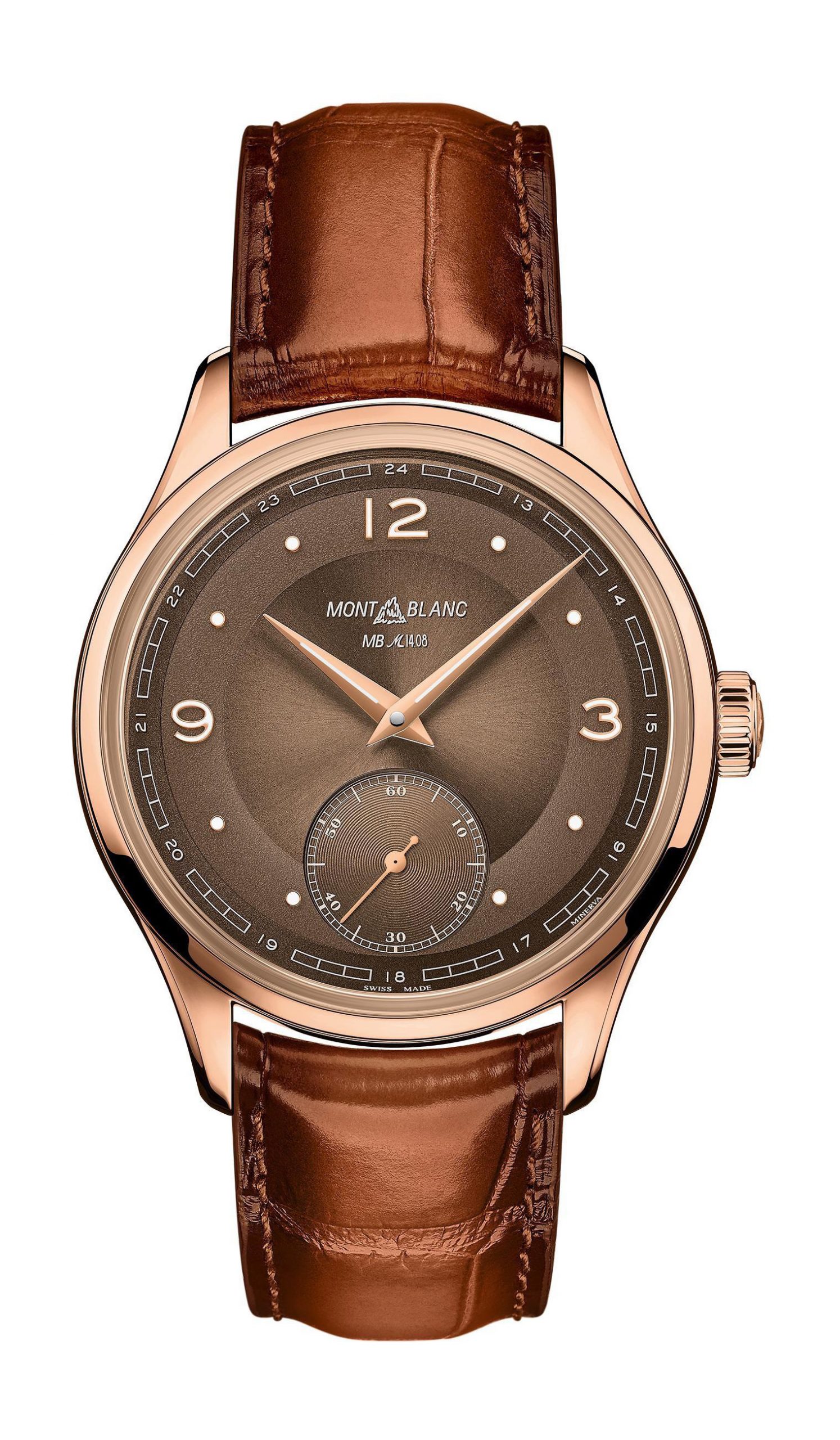 Montblanc Heritage Pythagore Small Second Limited Edition 148 luxury timepiece - detailed view