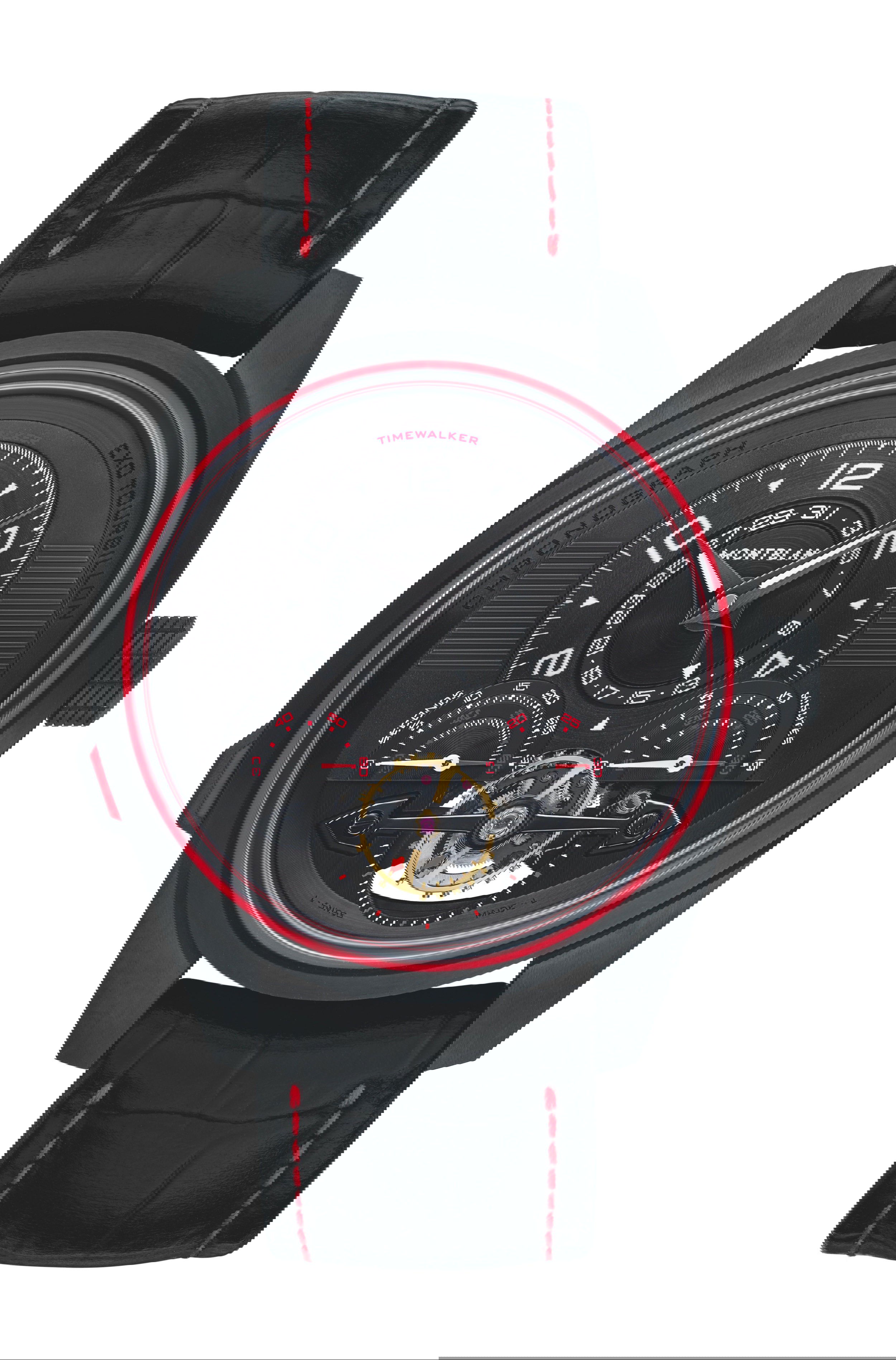 Montblanc TimeWalker Exo Tourbillon Minute Chronograph Limited Edition luxury timepiece - detailed view