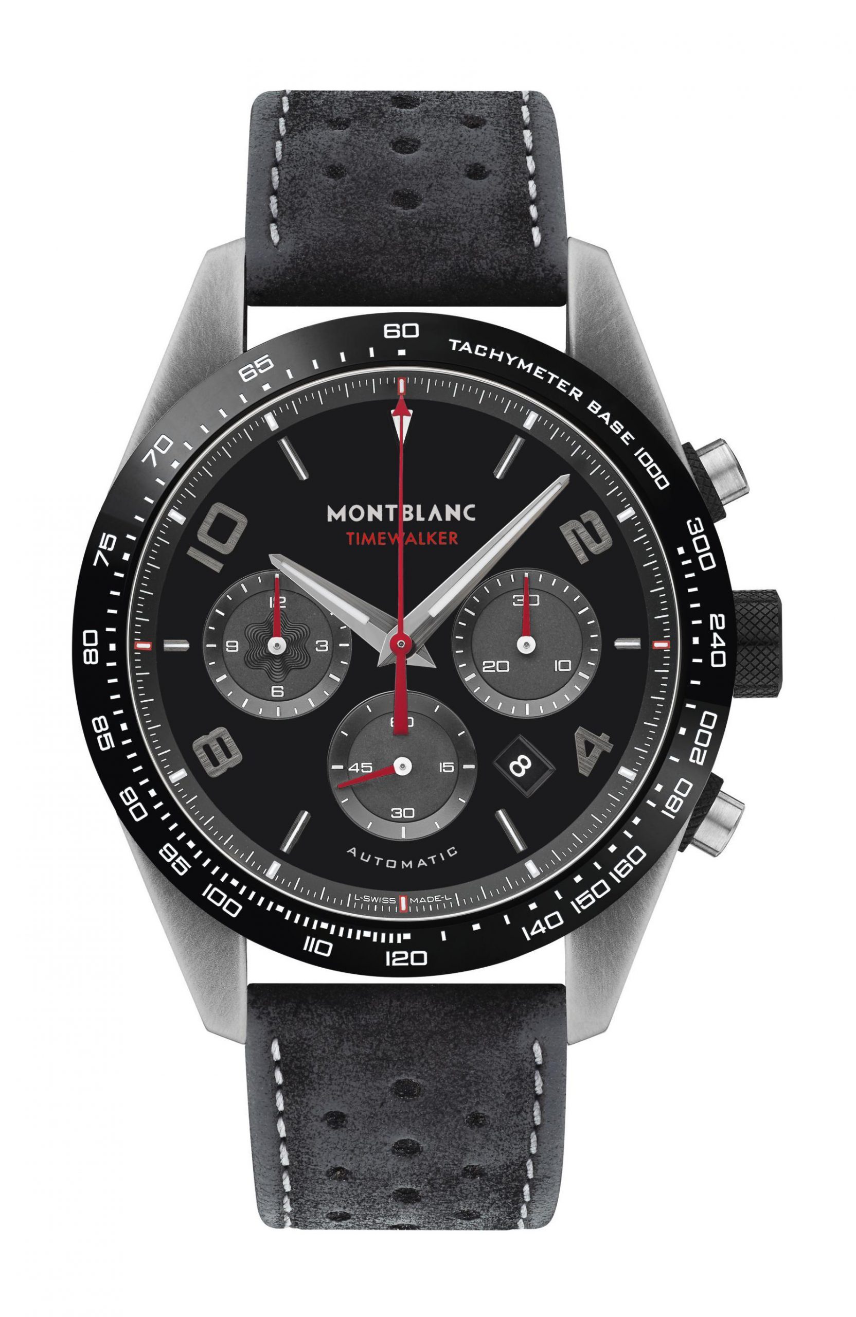Montblanc TimeWalker Manufacture Chronograph Limited Edition luxury timepiece - detailed view