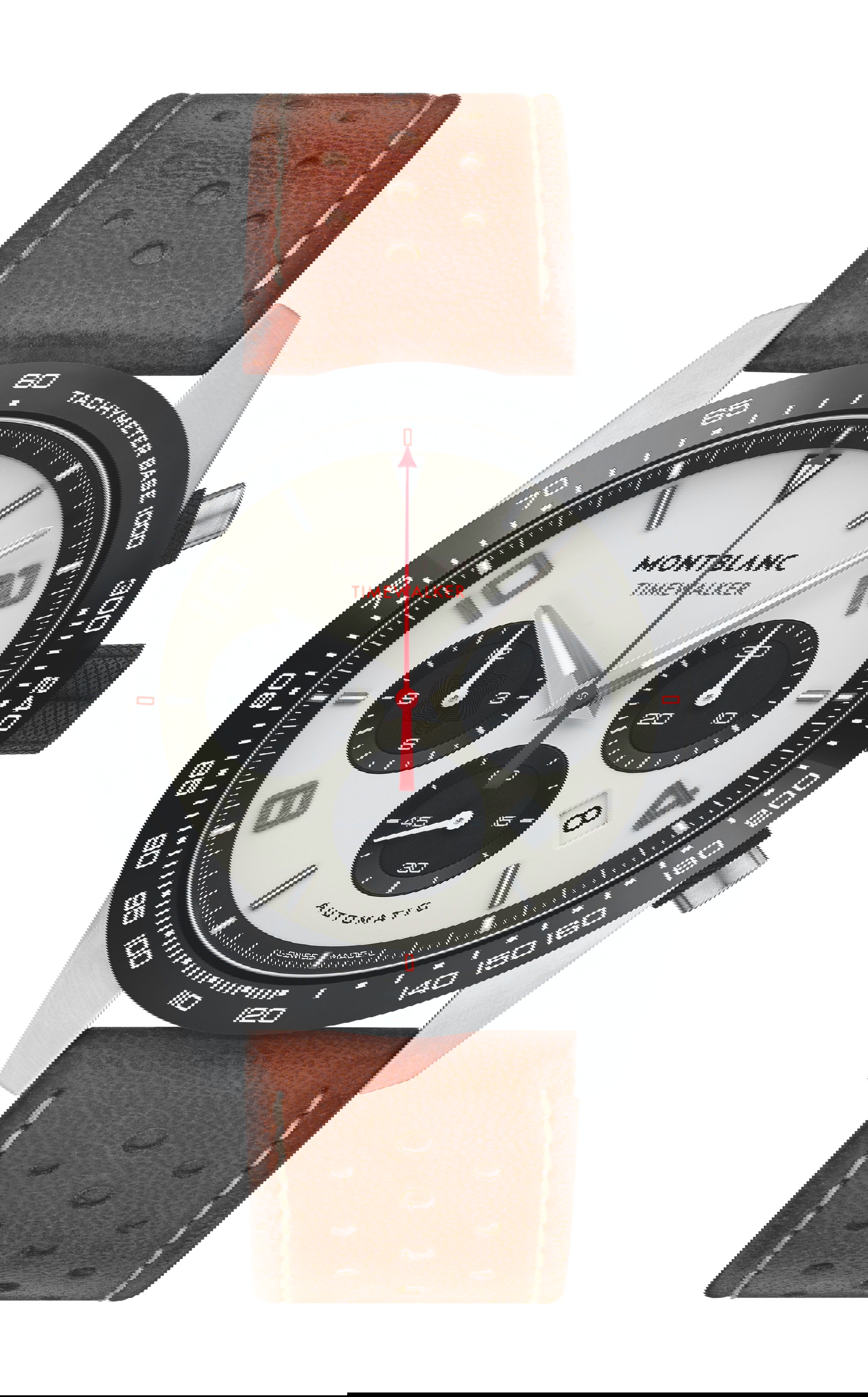 Montblanc TimeWalker Manufacture Chronograph luxury timepiece - detailed view