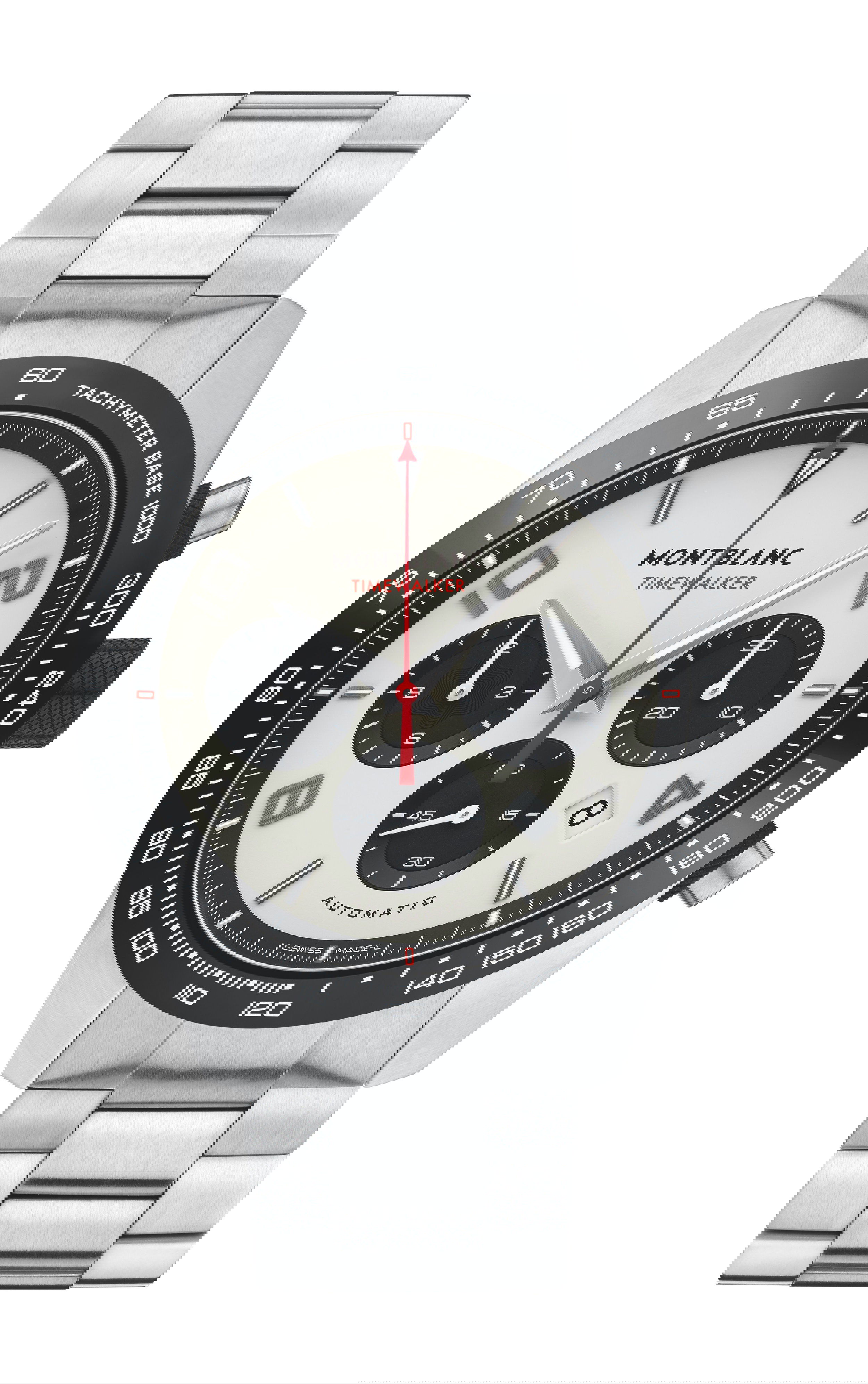 Montblanc TimeWalker Manufacture Chronograph luxury timepiece - detailed view
