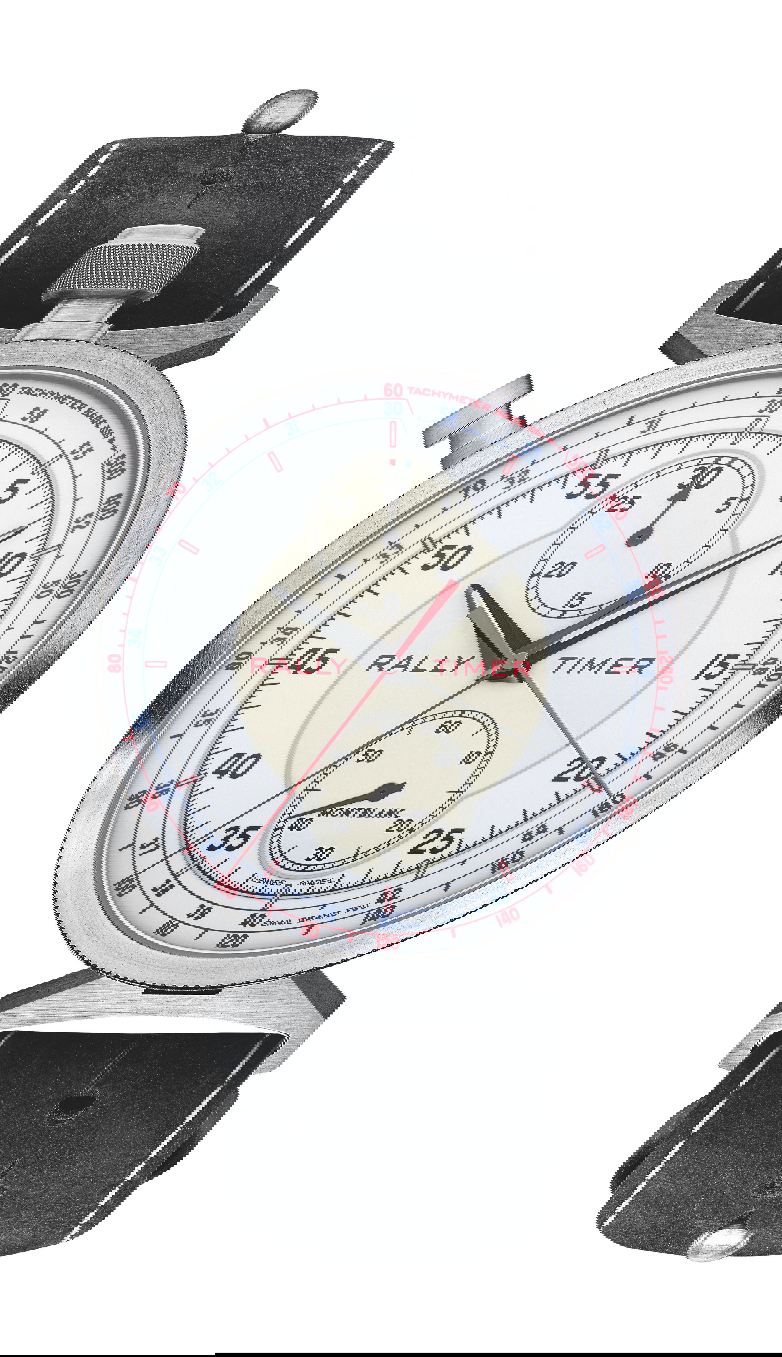Montblanc TimeWalker Rally Timer Split-Seconds Chronograph Limited Edition luxury timepiece - detailed view