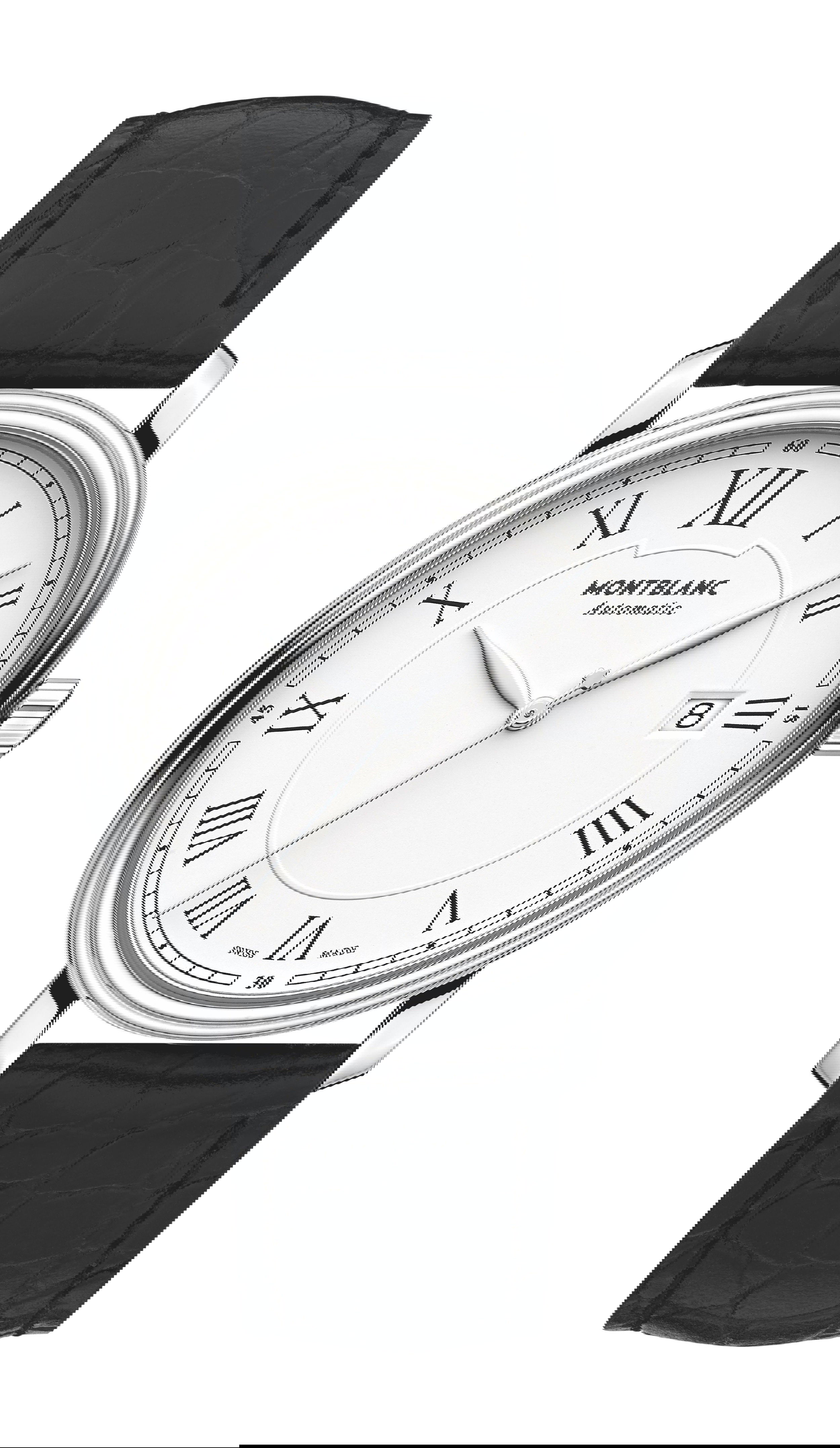 Montblanc Tradition Automatic Date luxury timepiece - detailed view