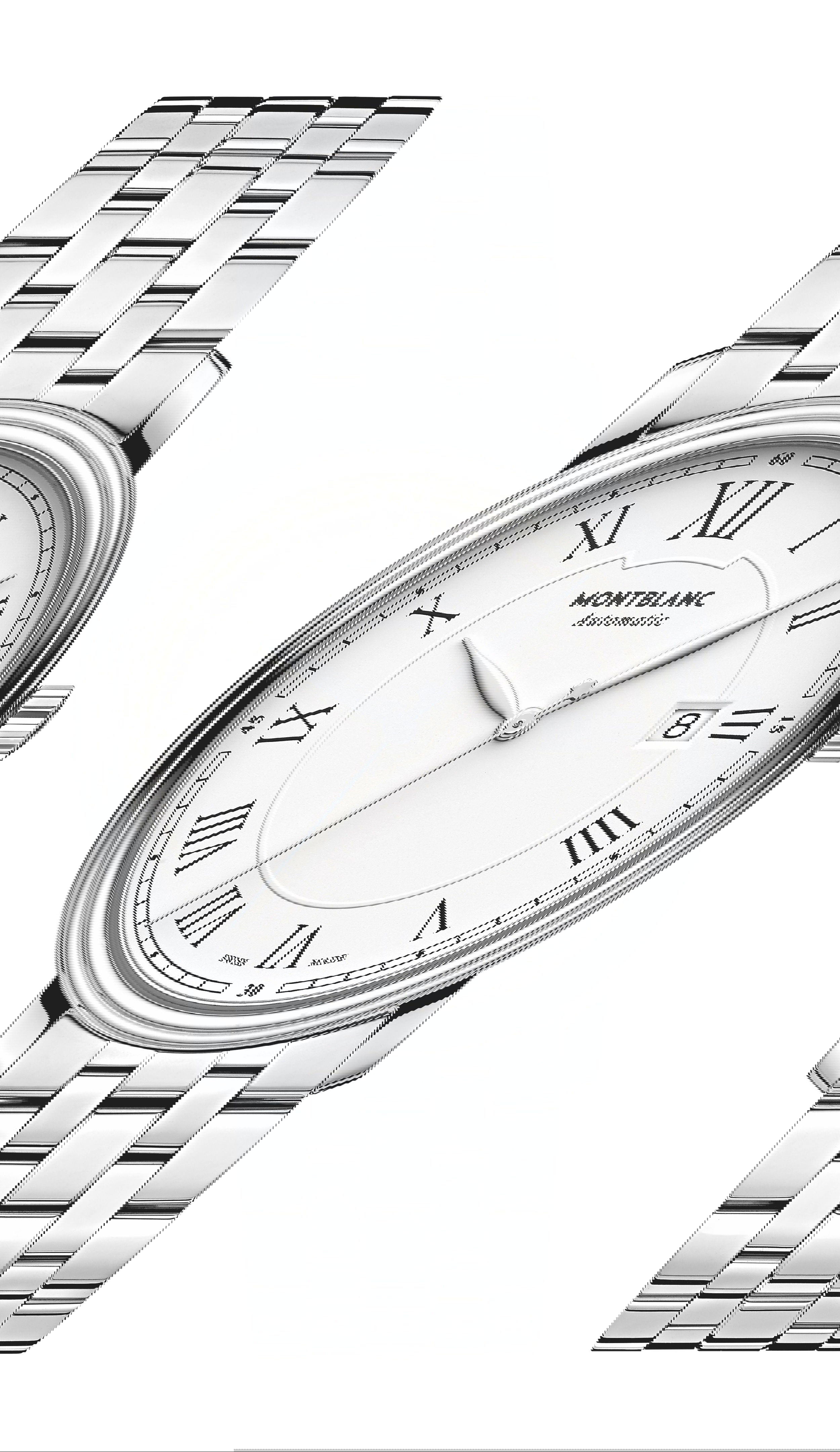 Montblanc Tradition Automatic Date luxury timepiece - detailed view