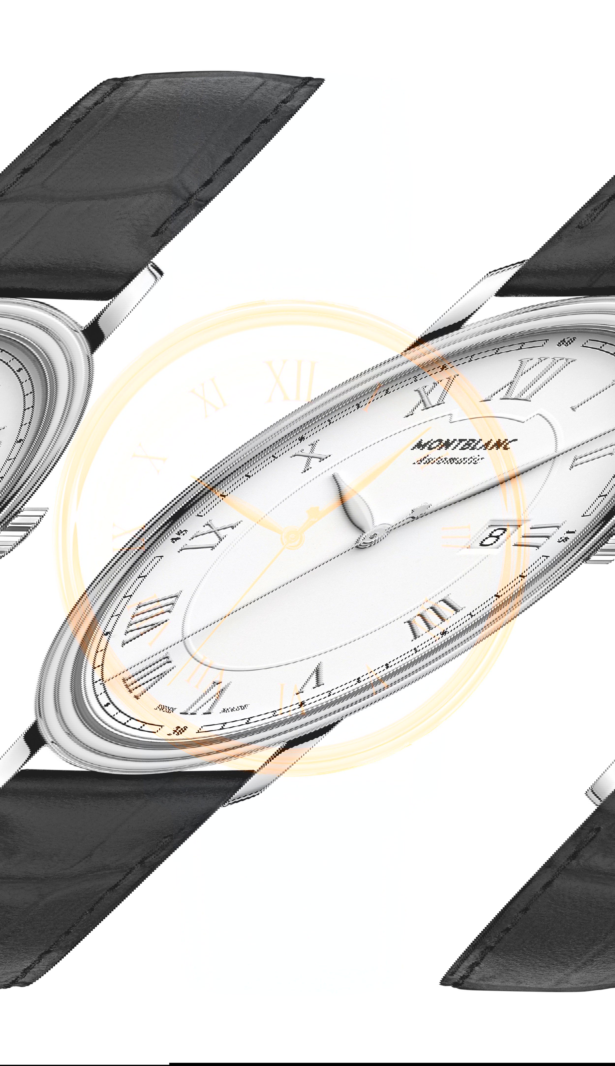 Montblanc Tradition Automatic Date luxury timepiece - detailed view