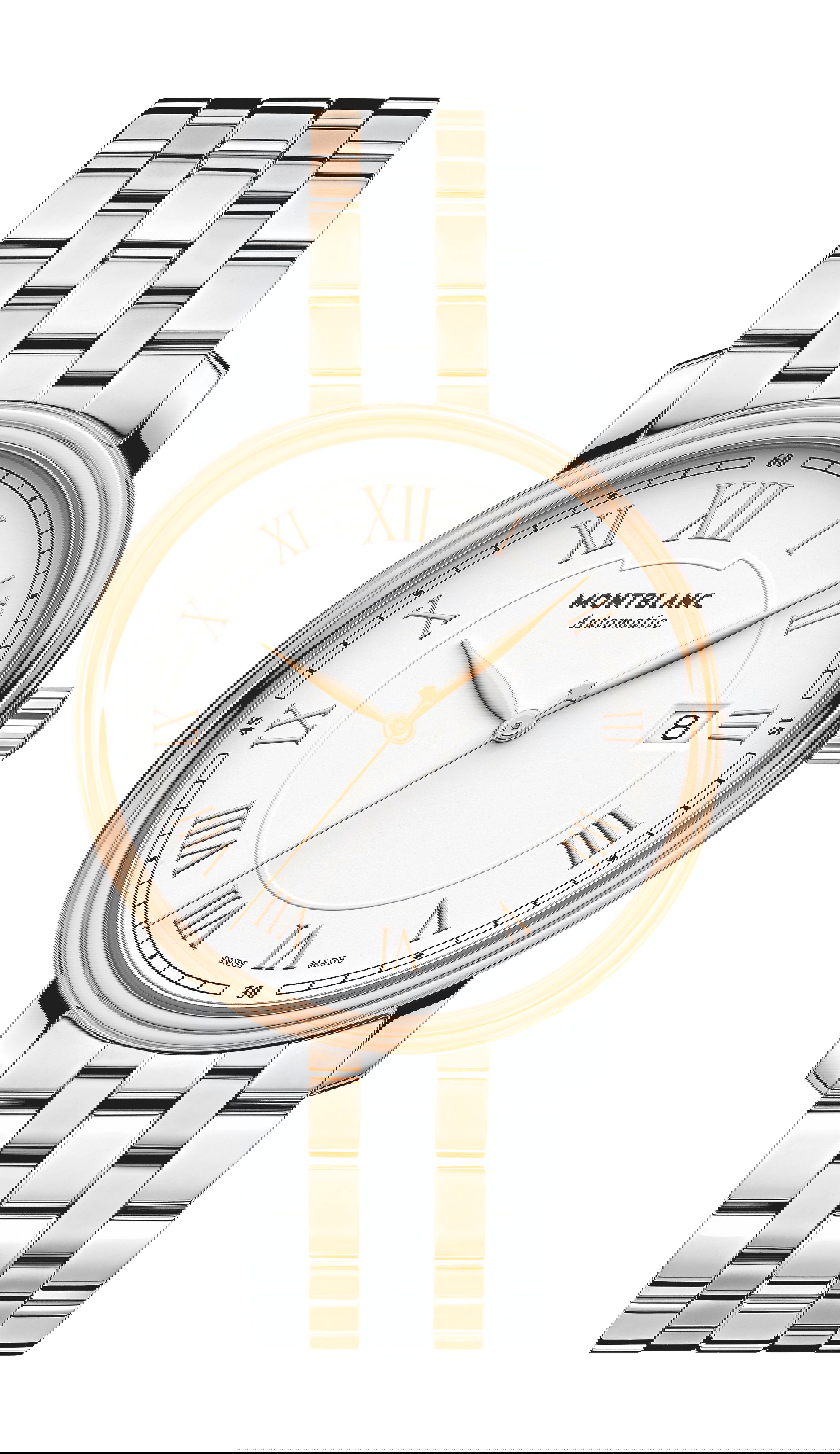 Montblanc Tradition Automatic Date luxury timepiece - detailed view