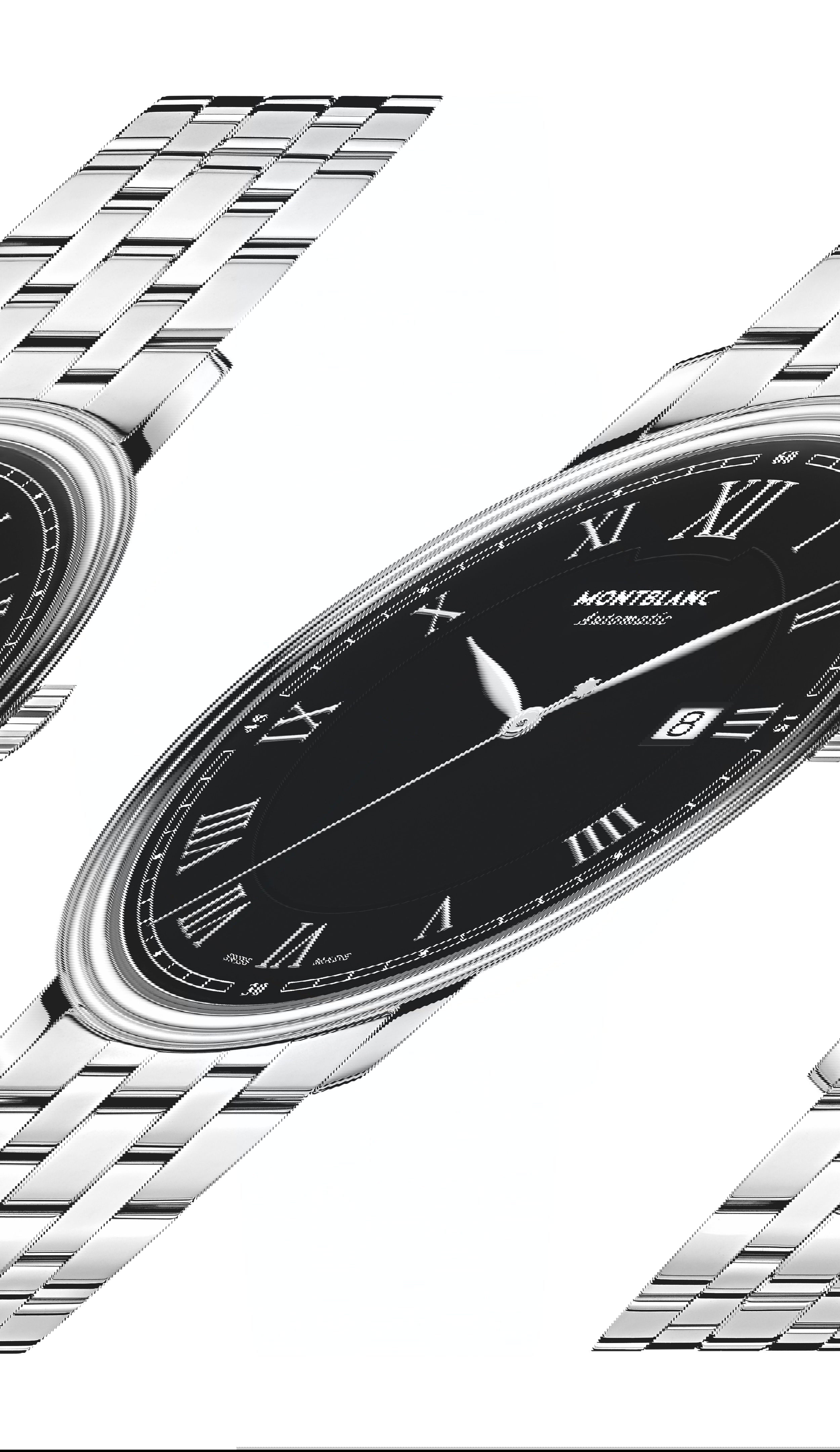 Montblanc Tradition Automatic Date luxury timepiece - detailed view