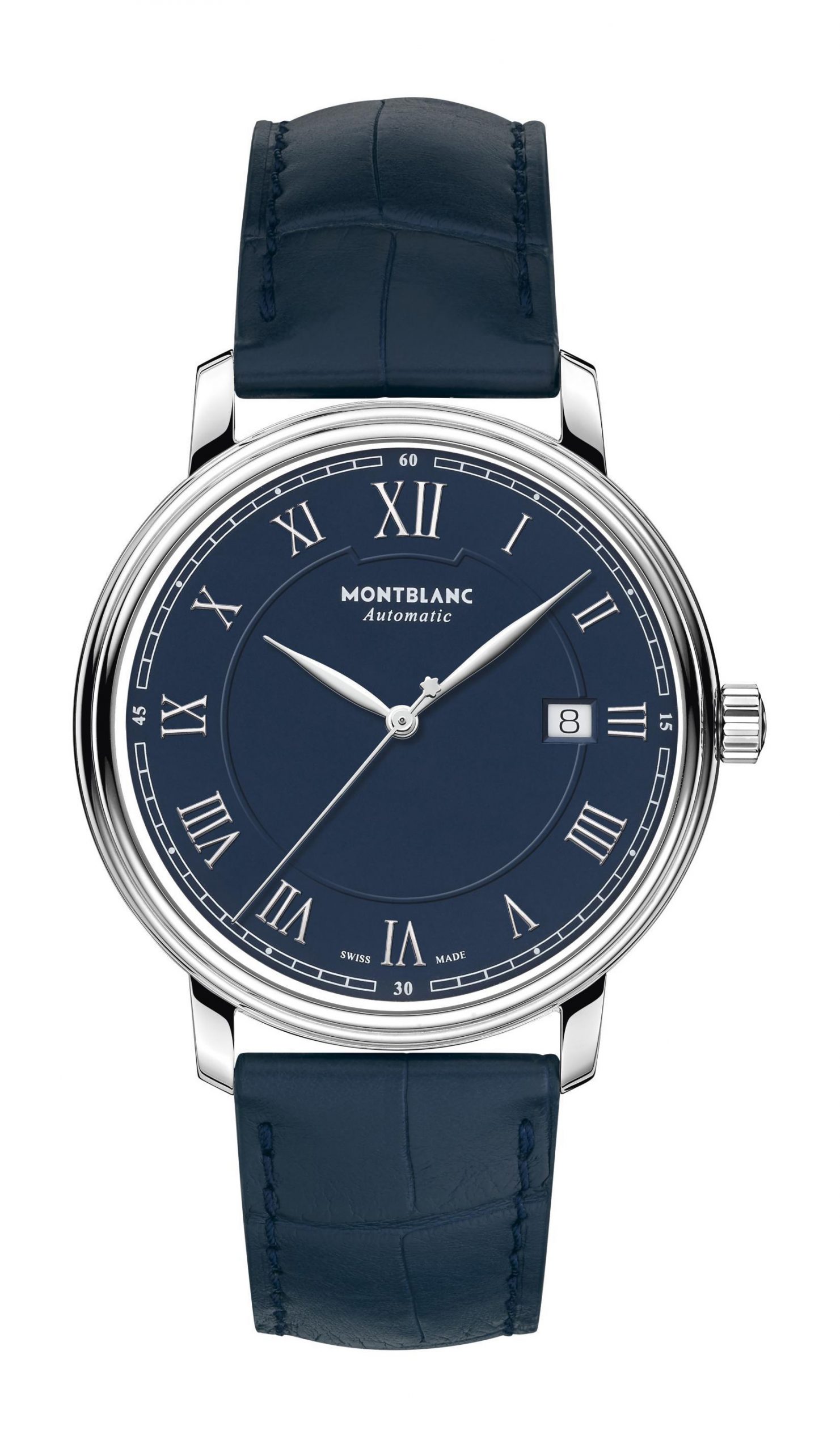 Montblanc Tradition Automatic Date luxury timepiece - detailed view