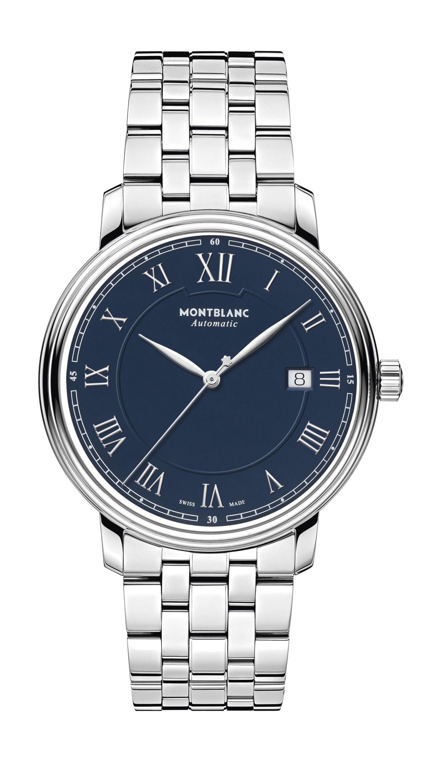 Montblanc Tradition Automatic Date luxury timepiece - detailed view
