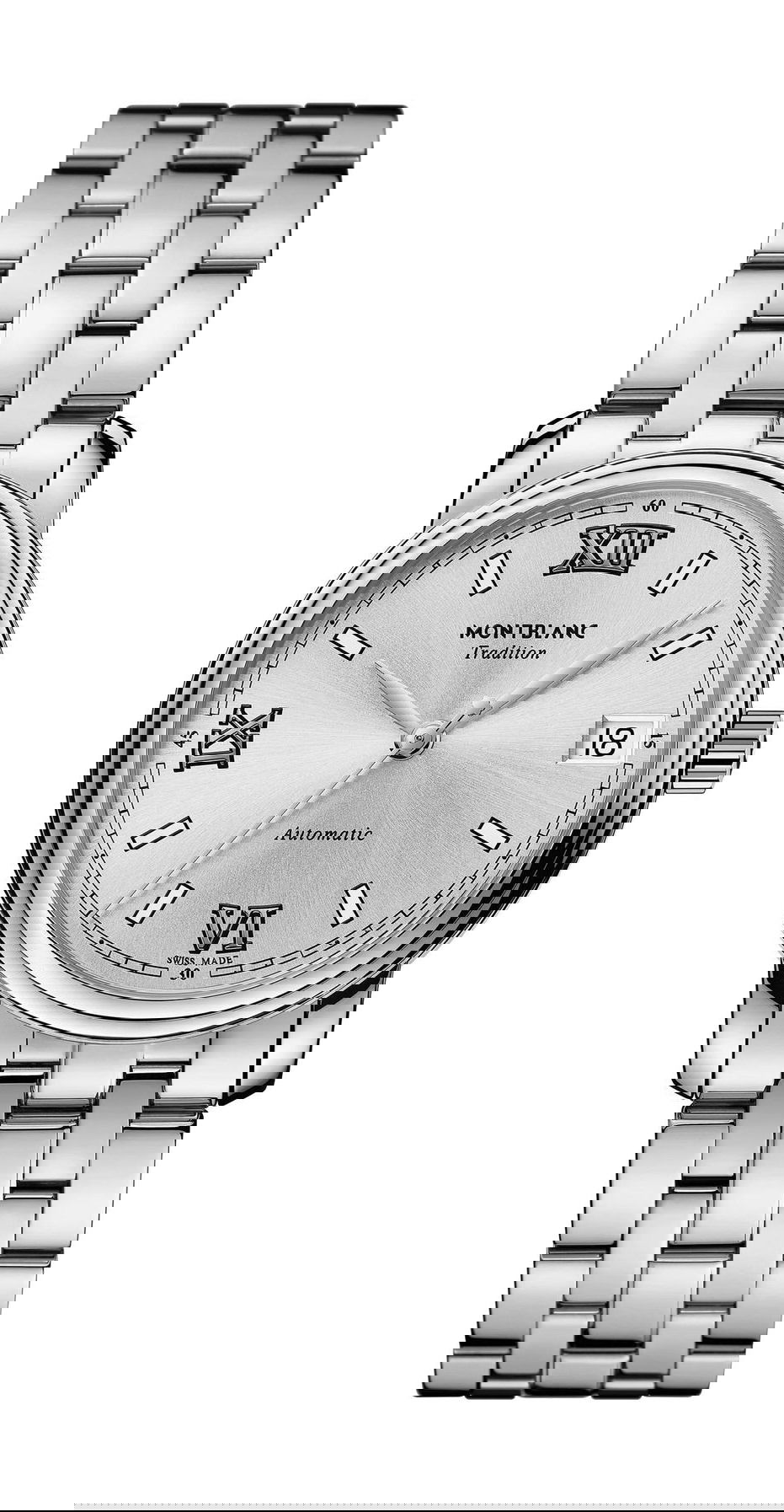 Montblanc Tradition Automatic Date luxury timepiece - detailed view