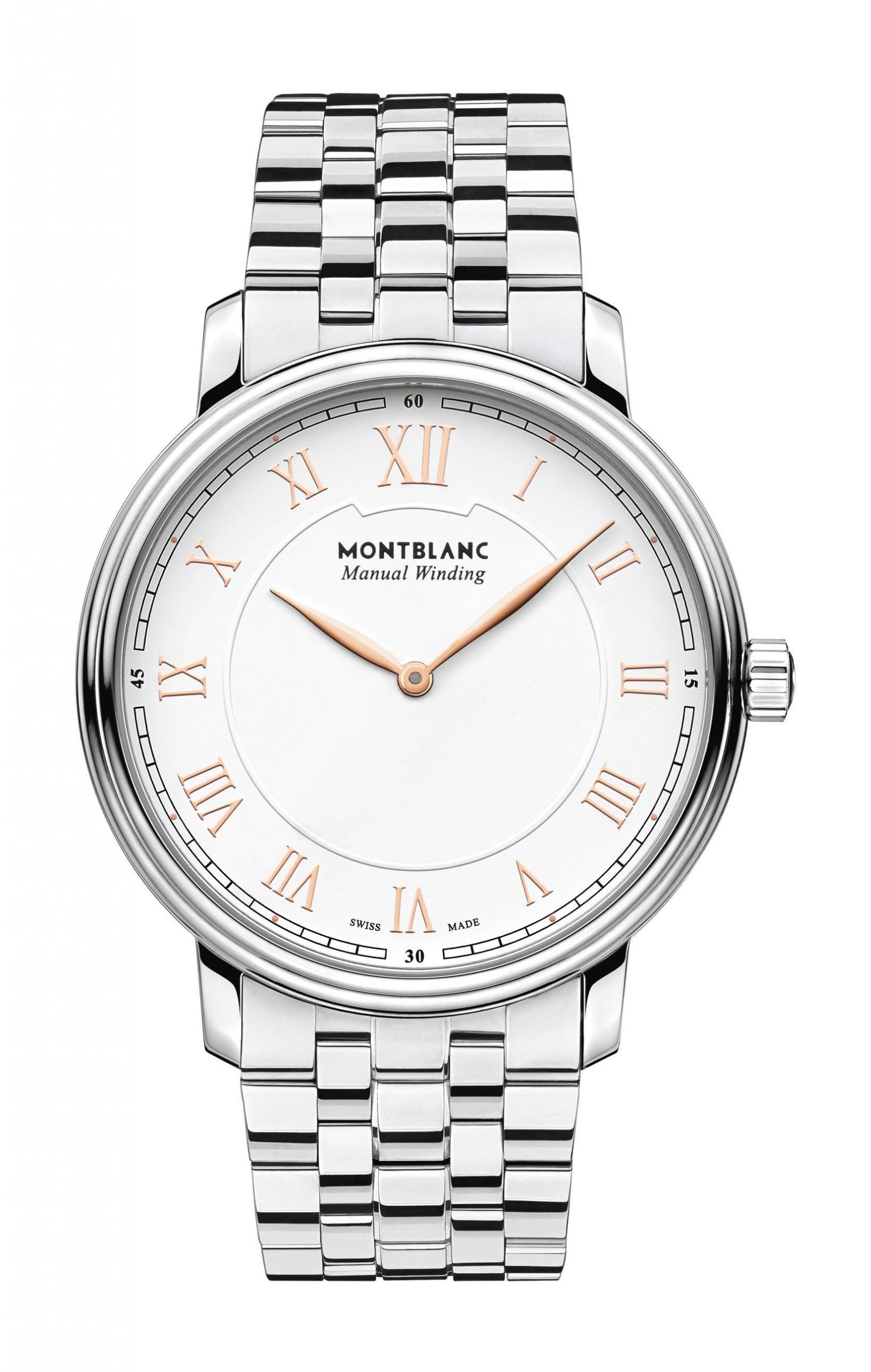Montblanc Tradition Manual Winding luxury timepiece - detailed view