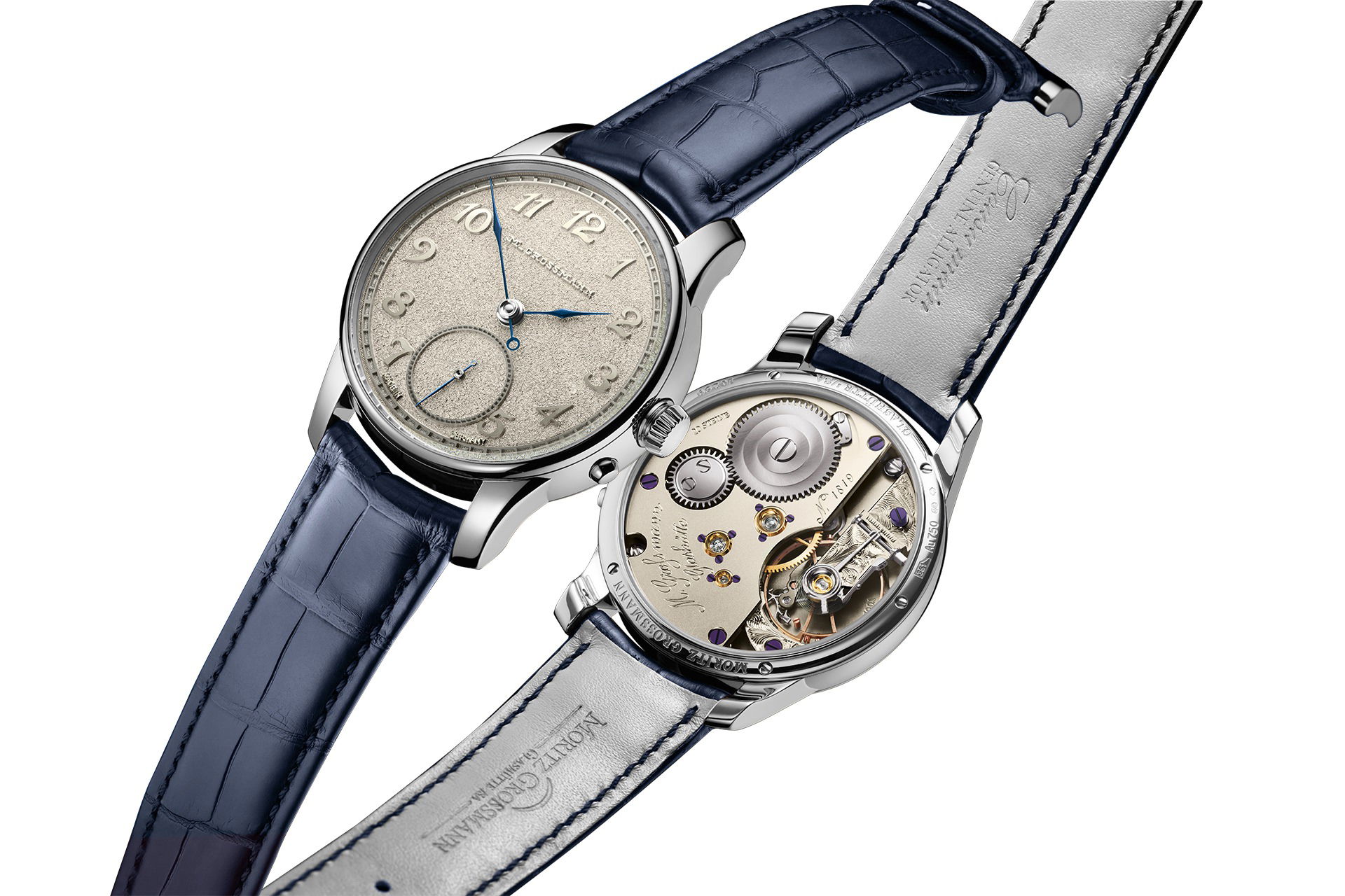 Moritz Grossmann Anniversary Tremblage Stainless Steel - View 3