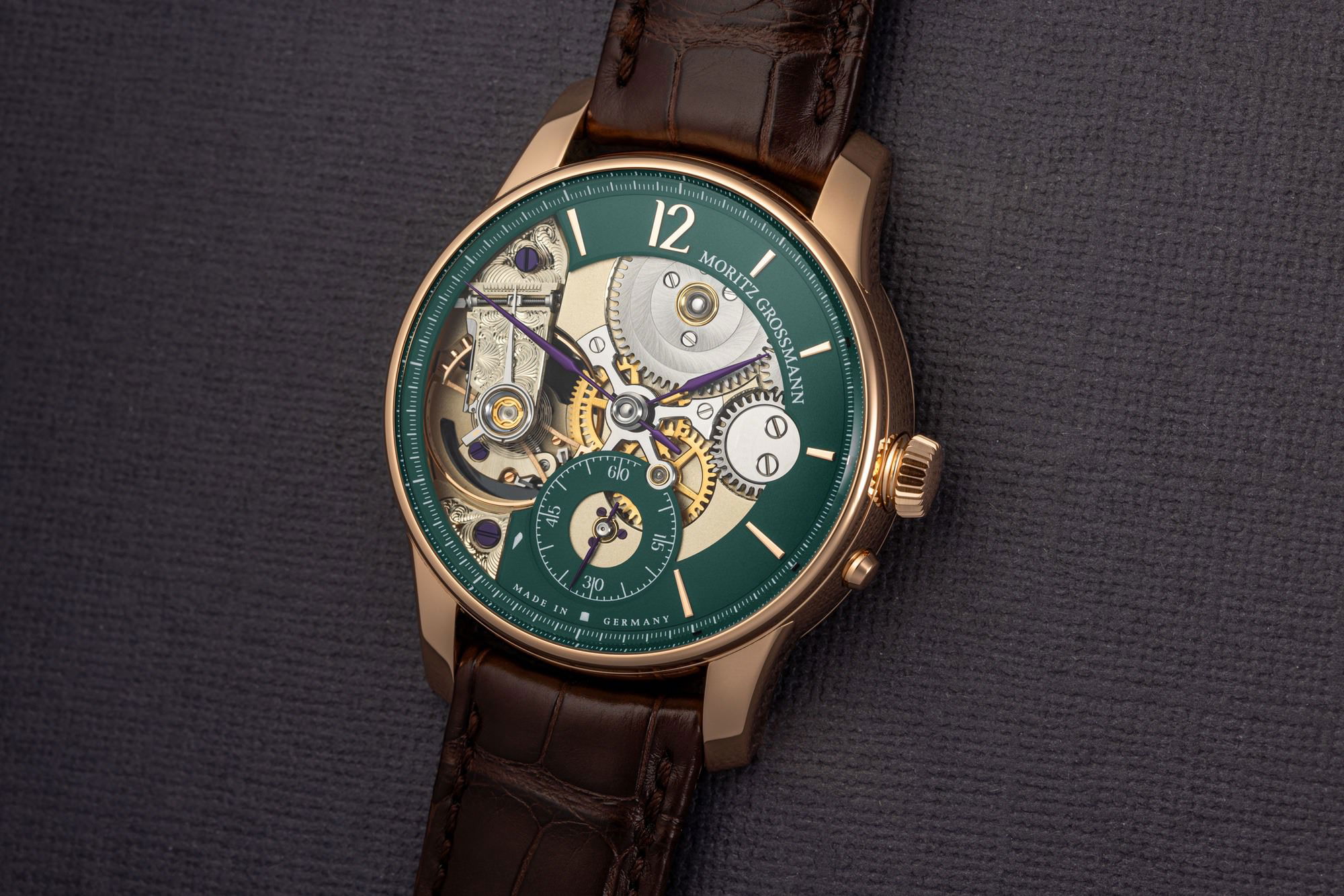 Moritz Grossmann Backpage Platinum Green - View 2