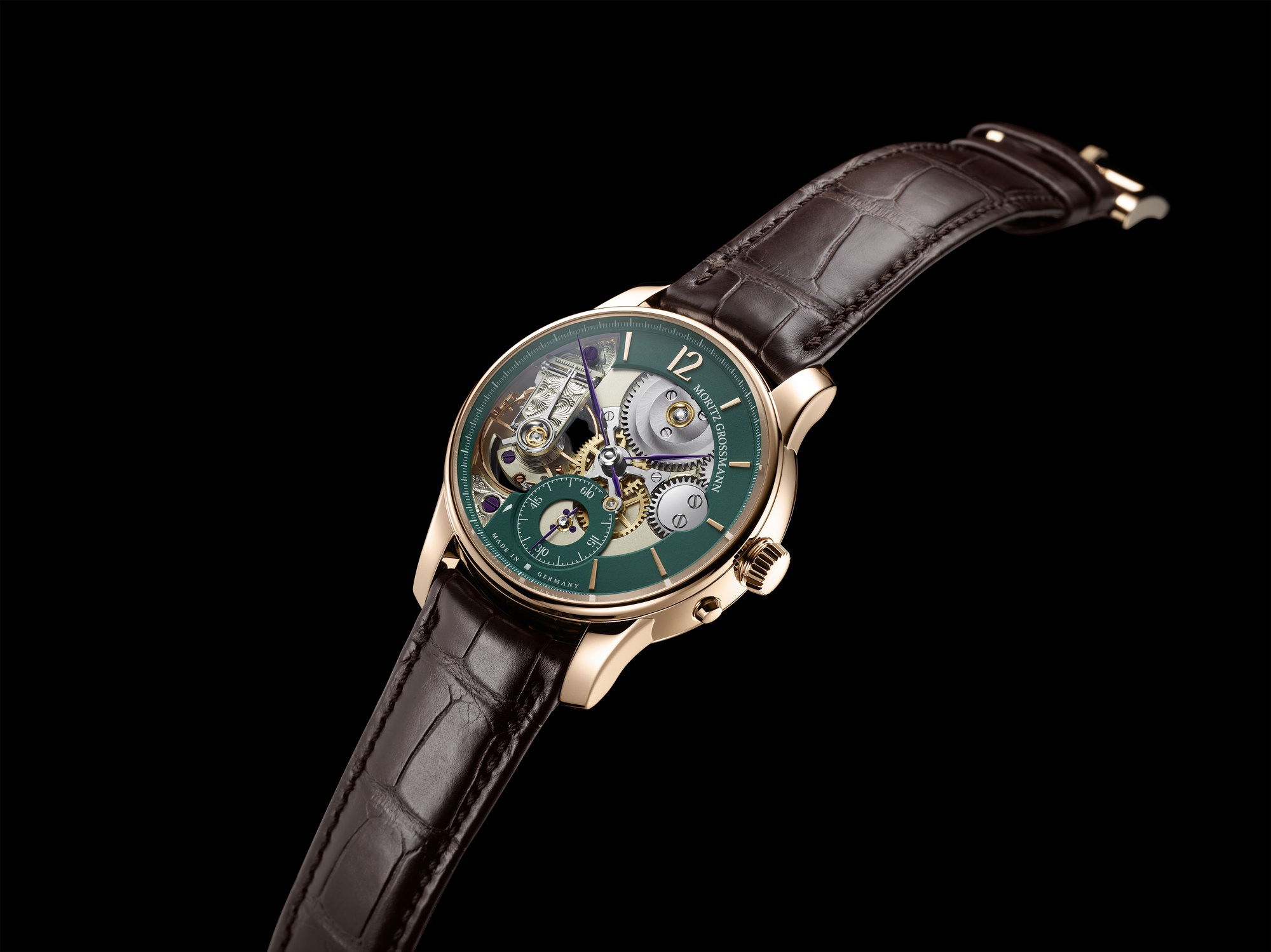Moritz Grossmann Backpage Platinum Green - View 3