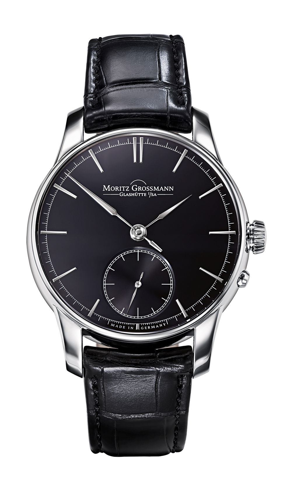 Moritz Grossmann Index White Gold luxury timepiece - detailed view