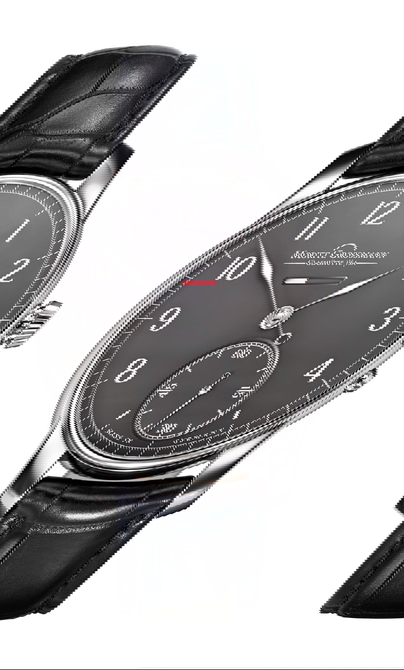 Moritz Grossmann Power Reserve White Gold luxury timepiece - detailed view