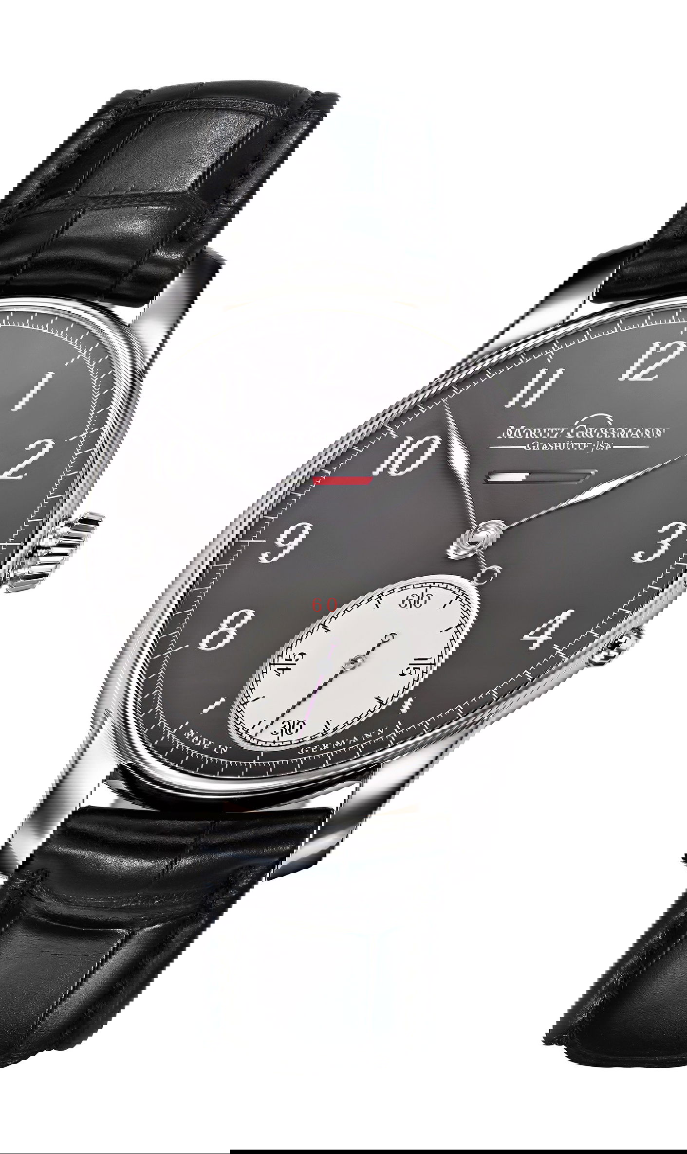 Moritz Grossmann Power Reserve Platinum luxury timepiece - detailed view