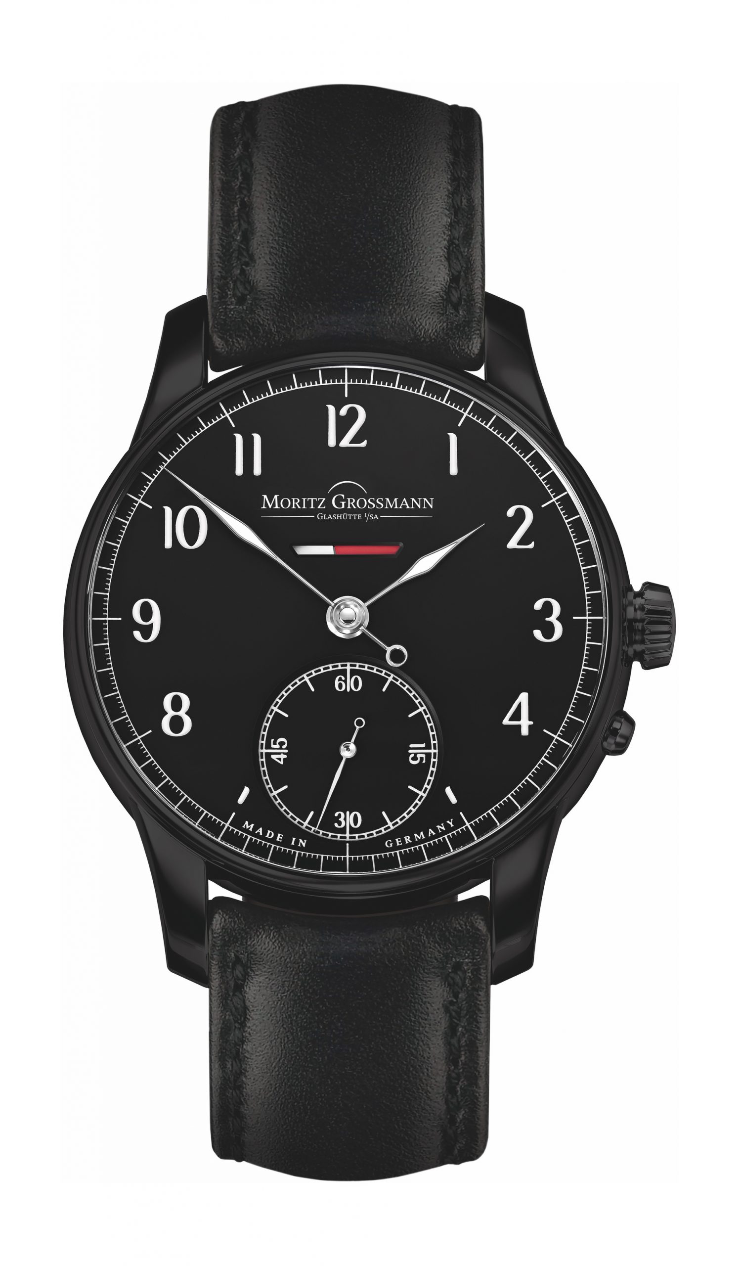 Moritz Grossmann Power Reserve Stainless Steel luxury timepiece - detailed view