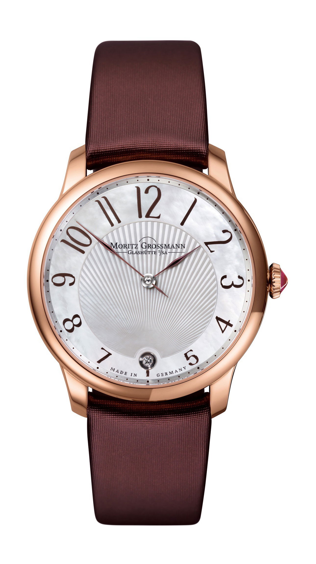 Moritz Grossmann Tefnut Lady Rose Gold luxury timepiece - detailed view