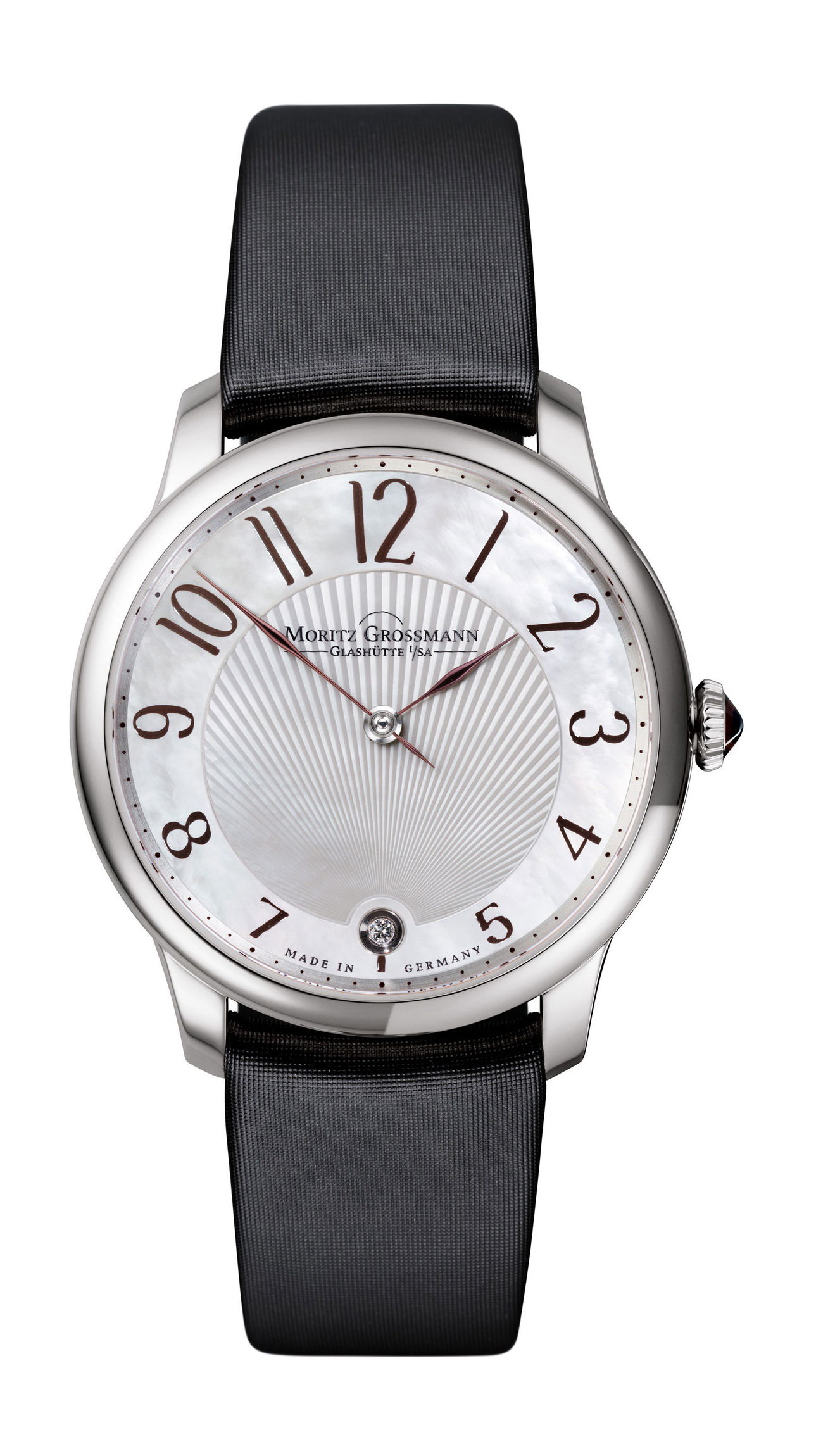 Moritz Grossmann Tefnut Lady White Gold luxury timepiece - detailed view