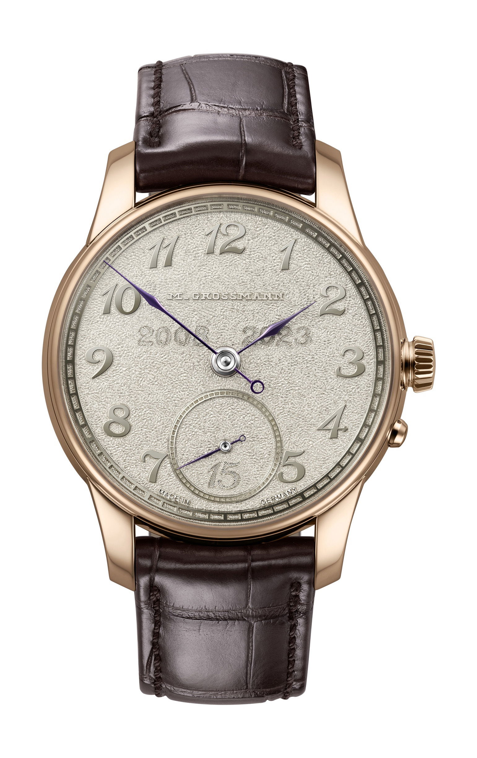 Moritz Grossmann Tremblage XV Birthday Edition luxury timepiece - detailed view