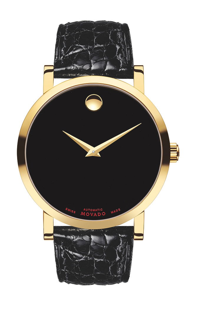 Movado Red Label luxury timepiece - detailed view