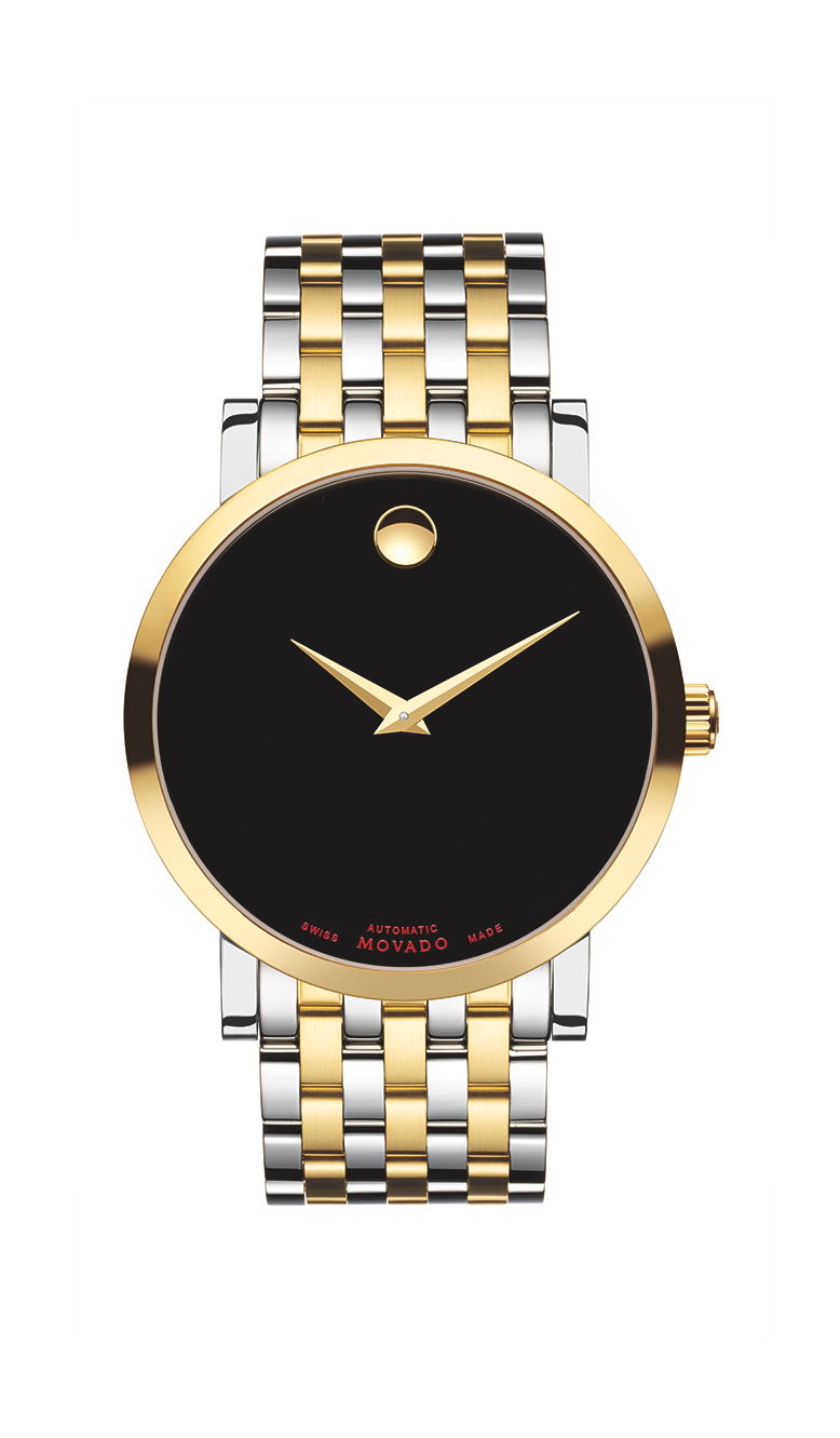 Movado Red Label luxury timepiece - detailed view