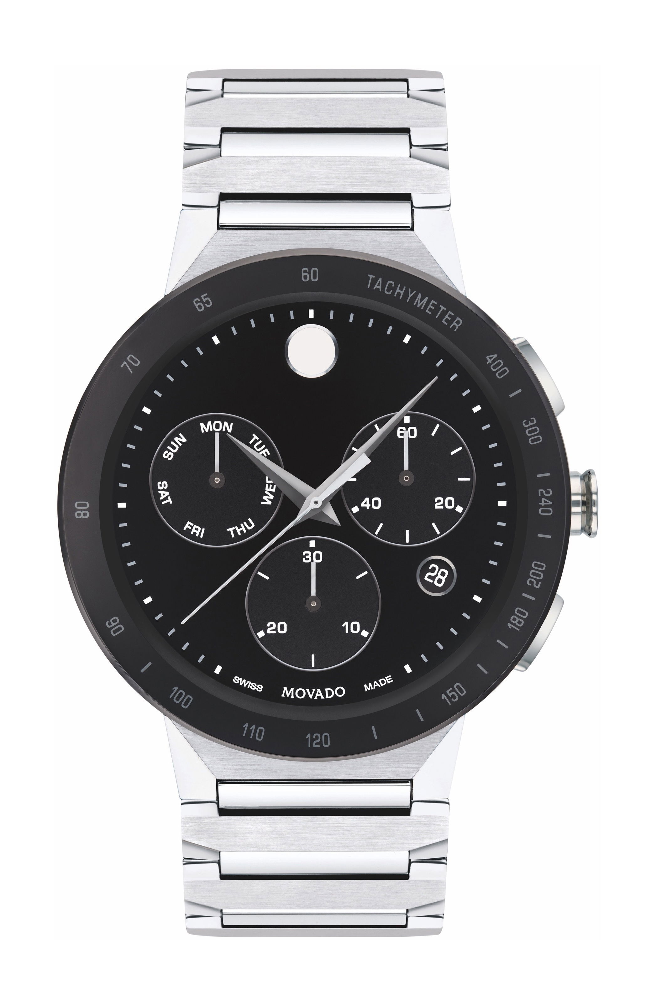 Movado Sapphire luxury timepiece - detailed view