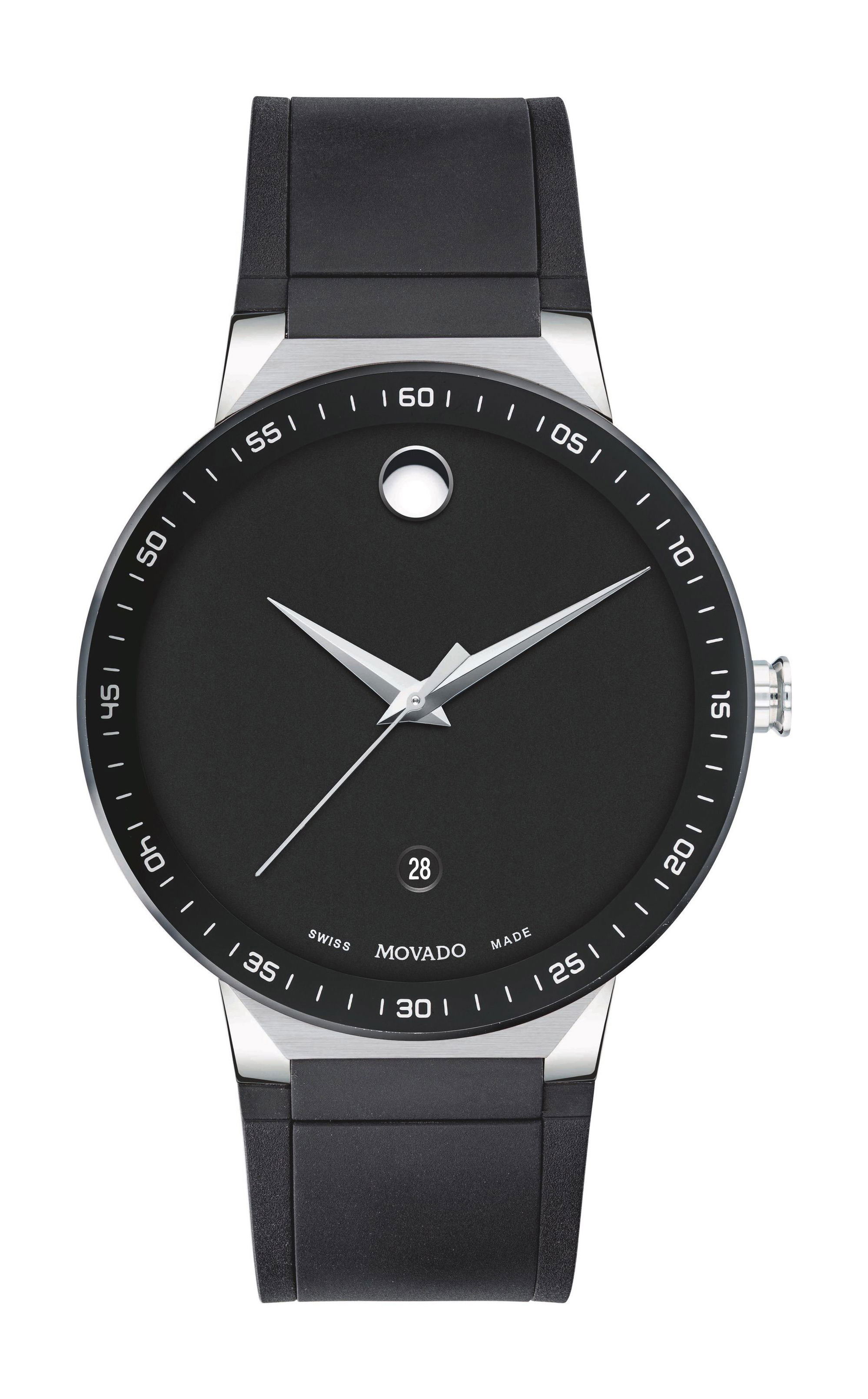 Movado Sapphire luxury timepiece - detailed view