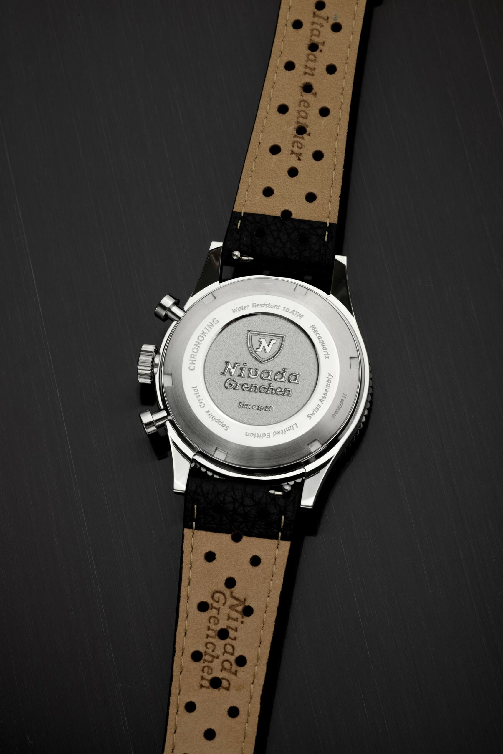 Nivada Grenchen Chronoking “Paul Newman” Orange - View 2