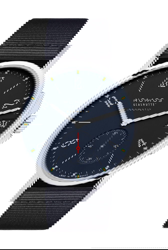 Nomos Glashutte Ahoi neomatik 38 Date Atlantic watch