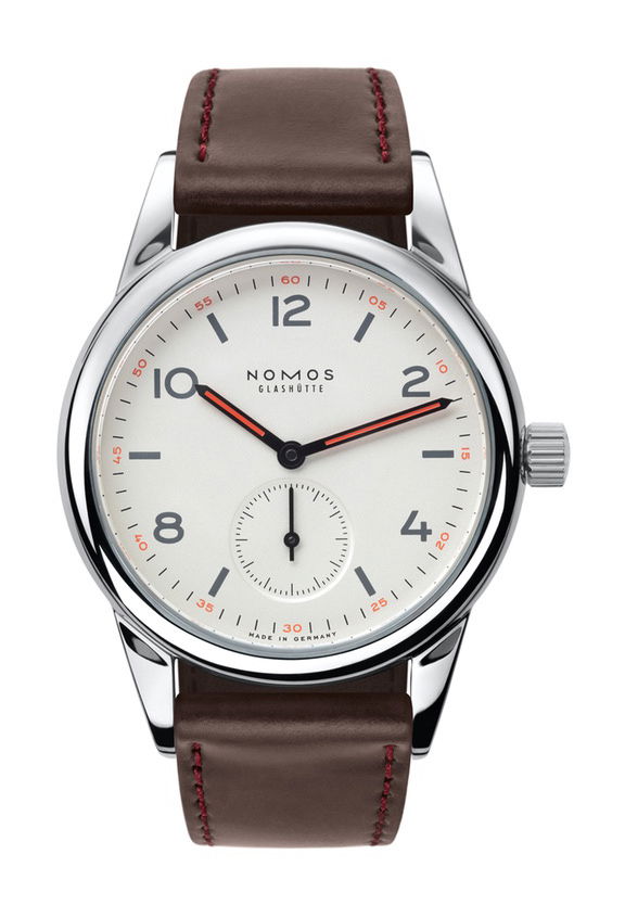 Nomos Glashütte Club luxury timepiece - detailed view