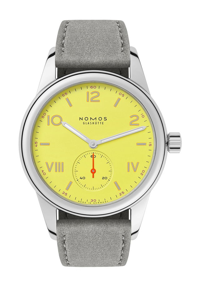 Nomos Glashütte Club Campus 36 Starlight luxury timepiece - detailed view