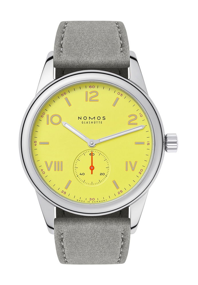 Nomos Glashütte Club Campus 38 Starlight luxury timepiece - detailed view