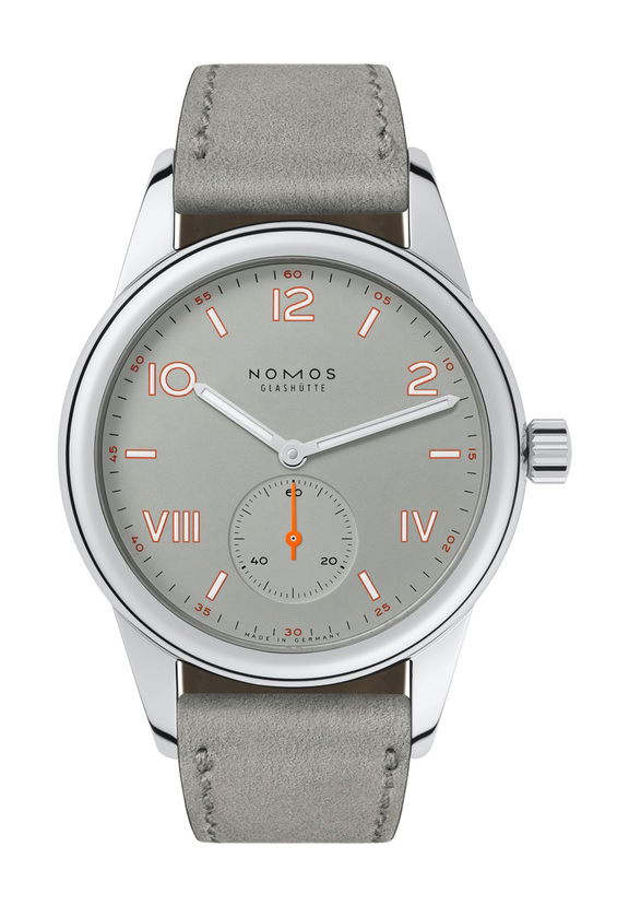Nomos Glashütte Club Campus Absolute Gray luxury timepiece - detailed view