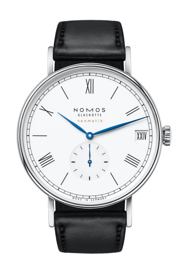 Nomos Glashütte Ludwig neomatik 41 date – 175 Years Watchmaking Glashütte luxury timepiece - detailed view